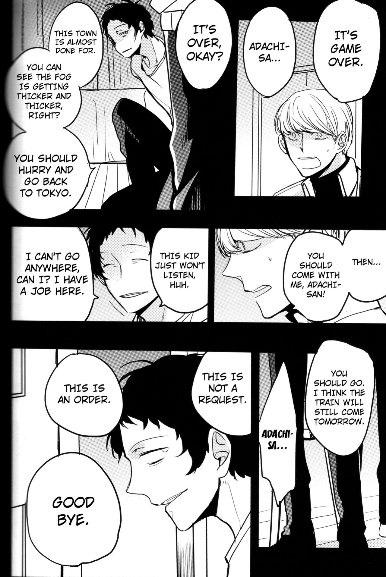 (CCOsaka100) [Magaimonoyasoinabashiten (Esukichizuru)] The End Of The World Volume 3 (Persona 4) [Kuraudo]