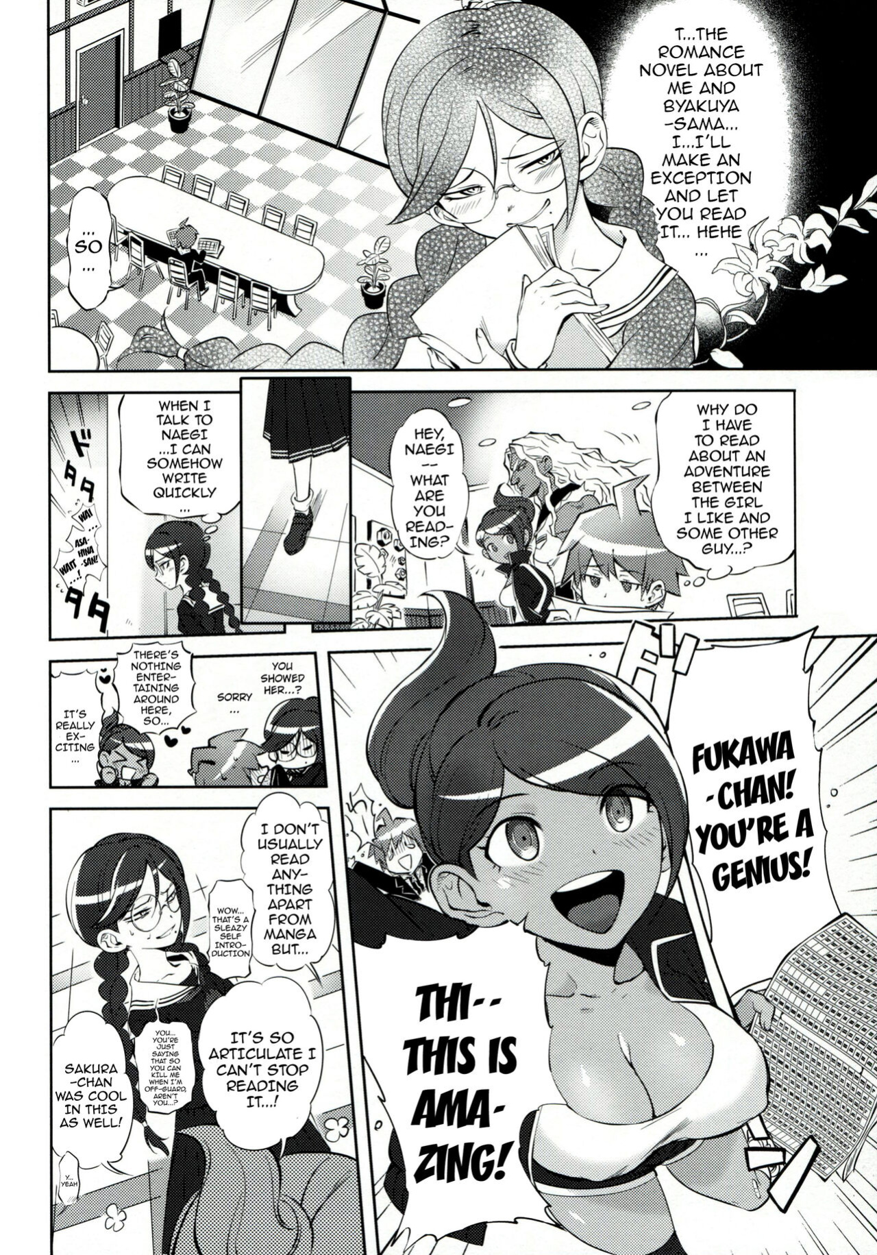 (C85) [Hougakuya (Tohzai, Namboku)] Aishiai Gakuen Seikatsu | Love-Making Academy Sex Activities (Danganronpa)