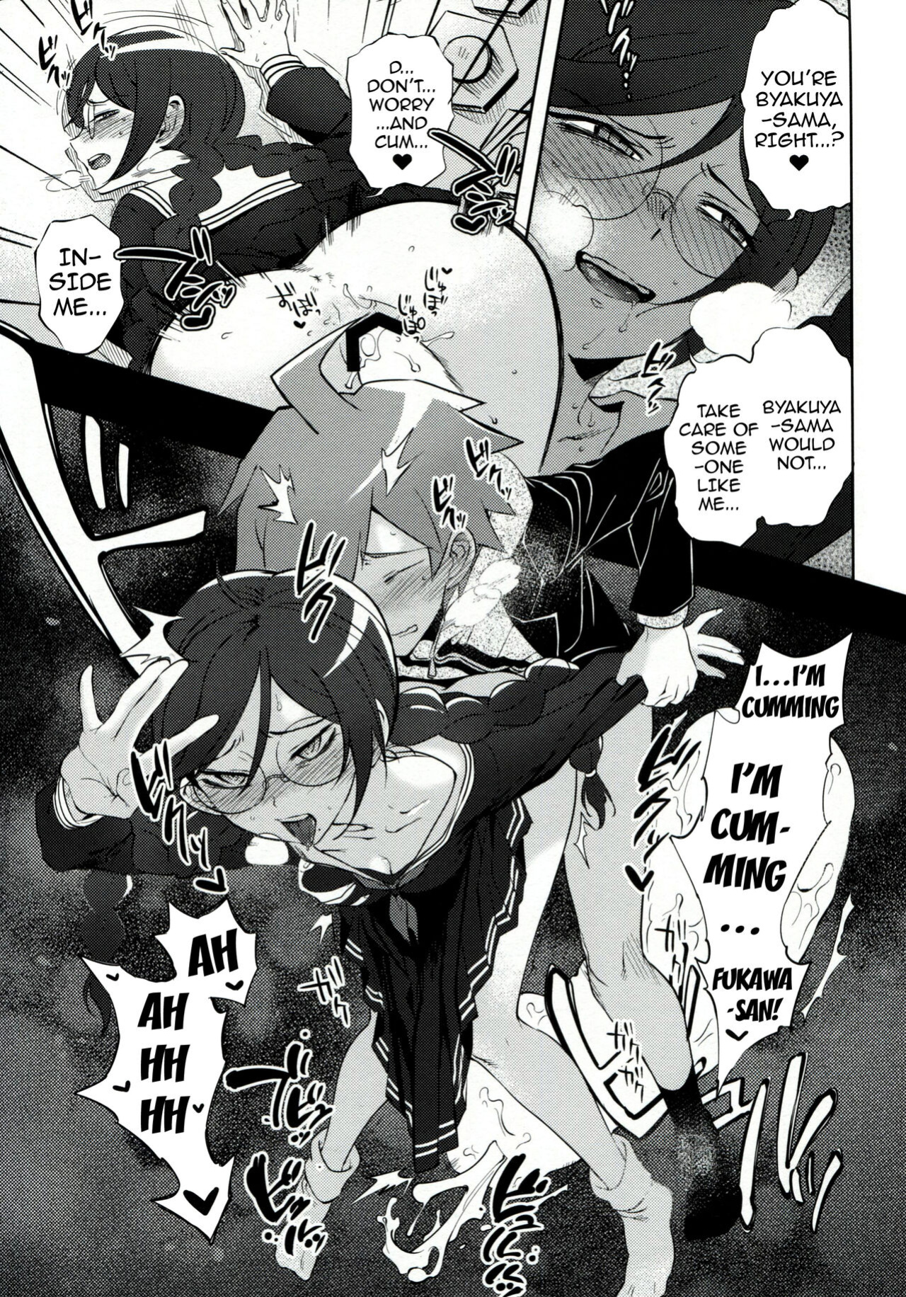 (C85) [Hougakuya (Tohzai, Namboku)] Aishiai Gakuen Seikatsu | Love-Making Academy Sex Activities (Danganronpa)