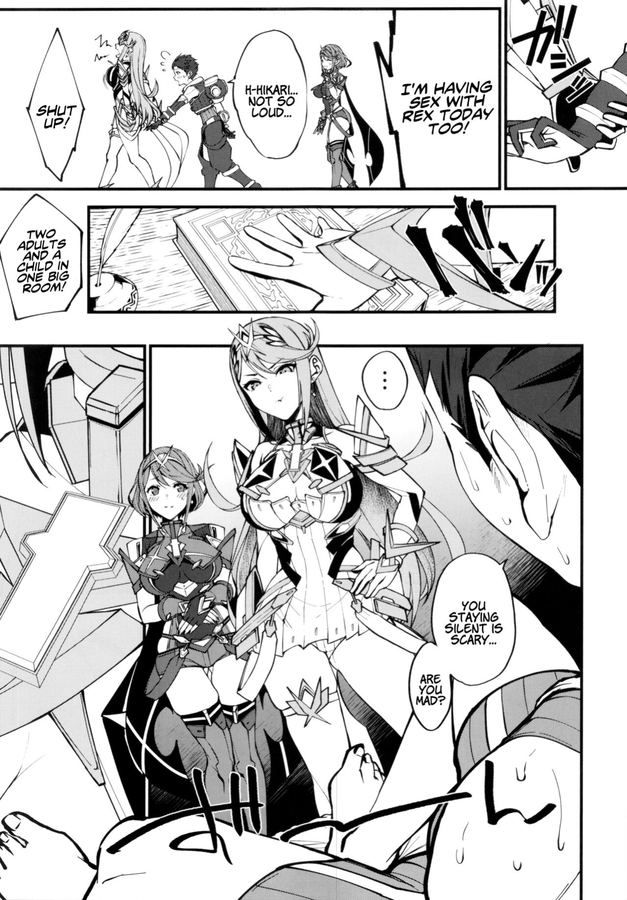(C99) [Yuuki Nyuugyou (Yuuki Shin)] Hikari sasu Enten no Mitibiki | Guidance of The Blazing Radiance (Xenoblade Chronicles 2) [Coffedrug]