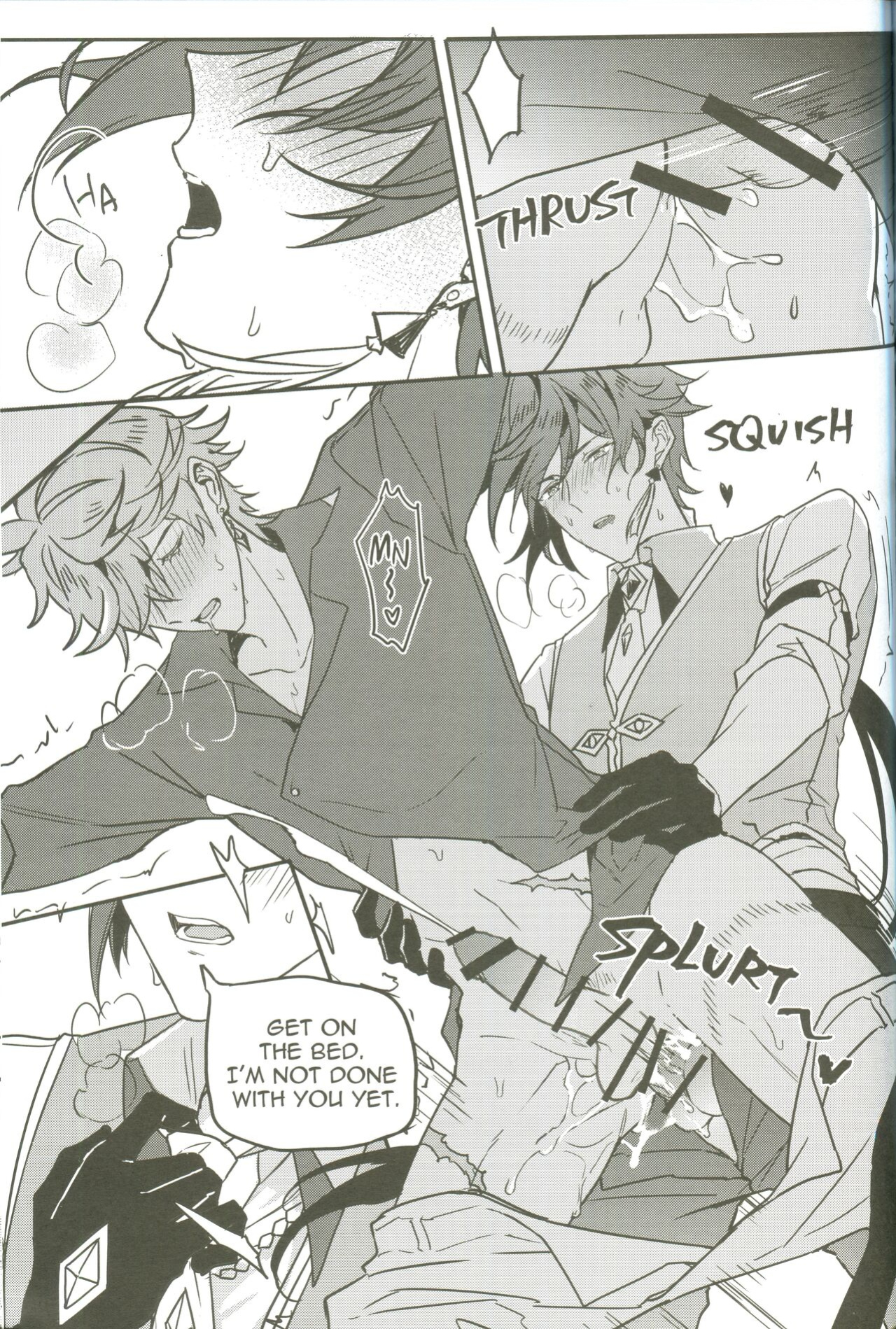 (megumignsn)The Intoxicated Harbinger and Archon (Genshin Impact)