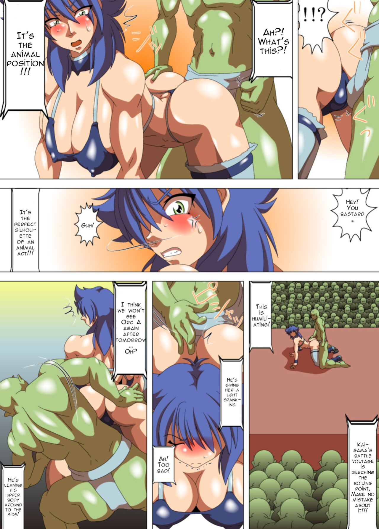 [Umigarasu Madoushi Dan (Akimoto Youichi)] Kai-sama's Morale Improvement Wrestling Part 1 (BASTARD!!) [MTL]