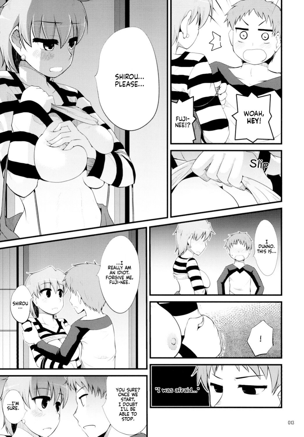 [Youtoujirushi (Arami Taito)] Fuji-nee Route-teki na Are | Something Fuji-nee Route-ish (Fate/stay night) [EHCOVE]