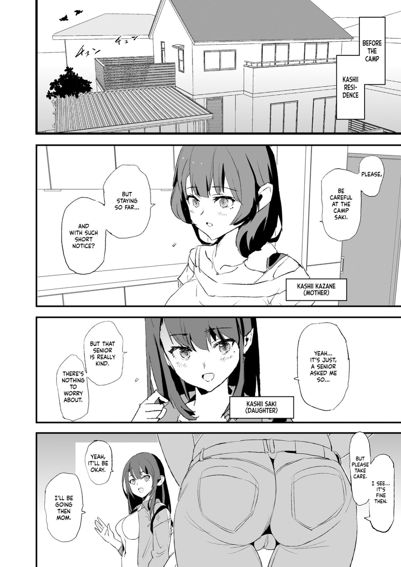 [Yami ni Ugomeku (Dokurosan)] Musume no Tsugi wa Mama Onaho - Onaho Gasshuku #2 | After The Daughter Mother Cocksleeve - Cocksleeve Camp #2 [Kinsei Translations]