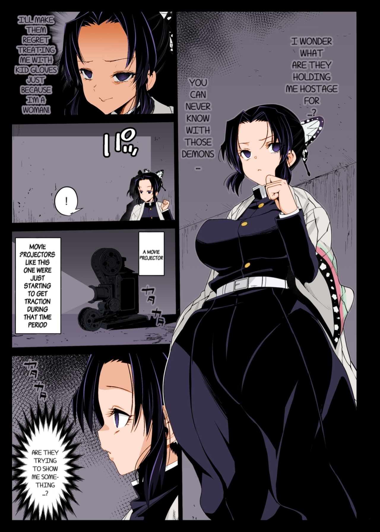 [Eromazun (Ma-kurou)] Kochou Shinobu Kan ~Neteiru Aida ni Ossan Oni ni Okasareru~ - RAPE OF DEMON SLAYER 2 (Kimetsu no Yaiba) [MegaFagget] [Colorized]