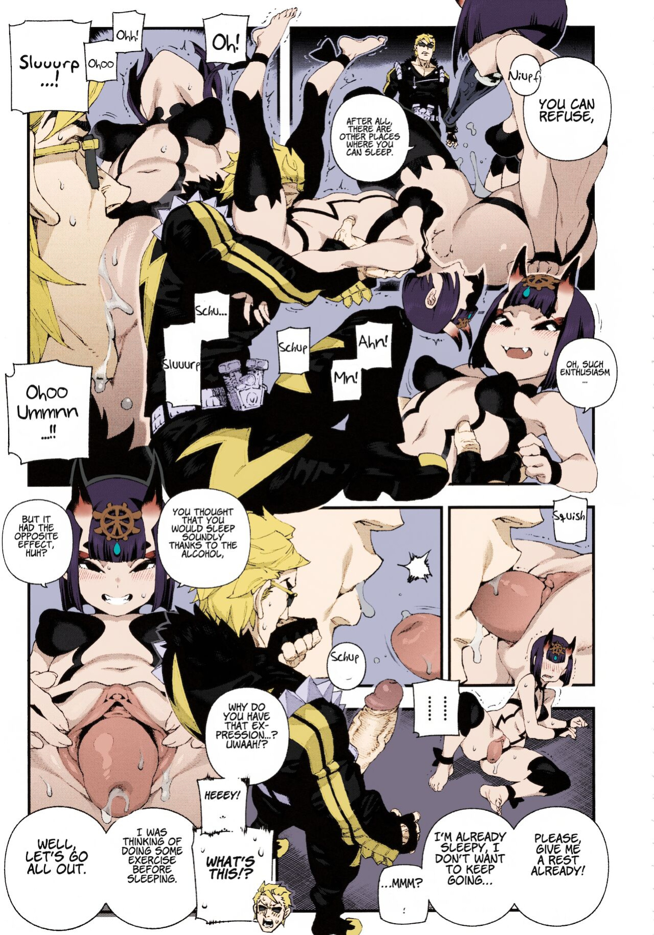 (C96) [Bear Hand (Ireading)] CHALDEA MANIA - Minamoto no Raikou (Fate/Grand Order) [Coffedrug] [Colorized]