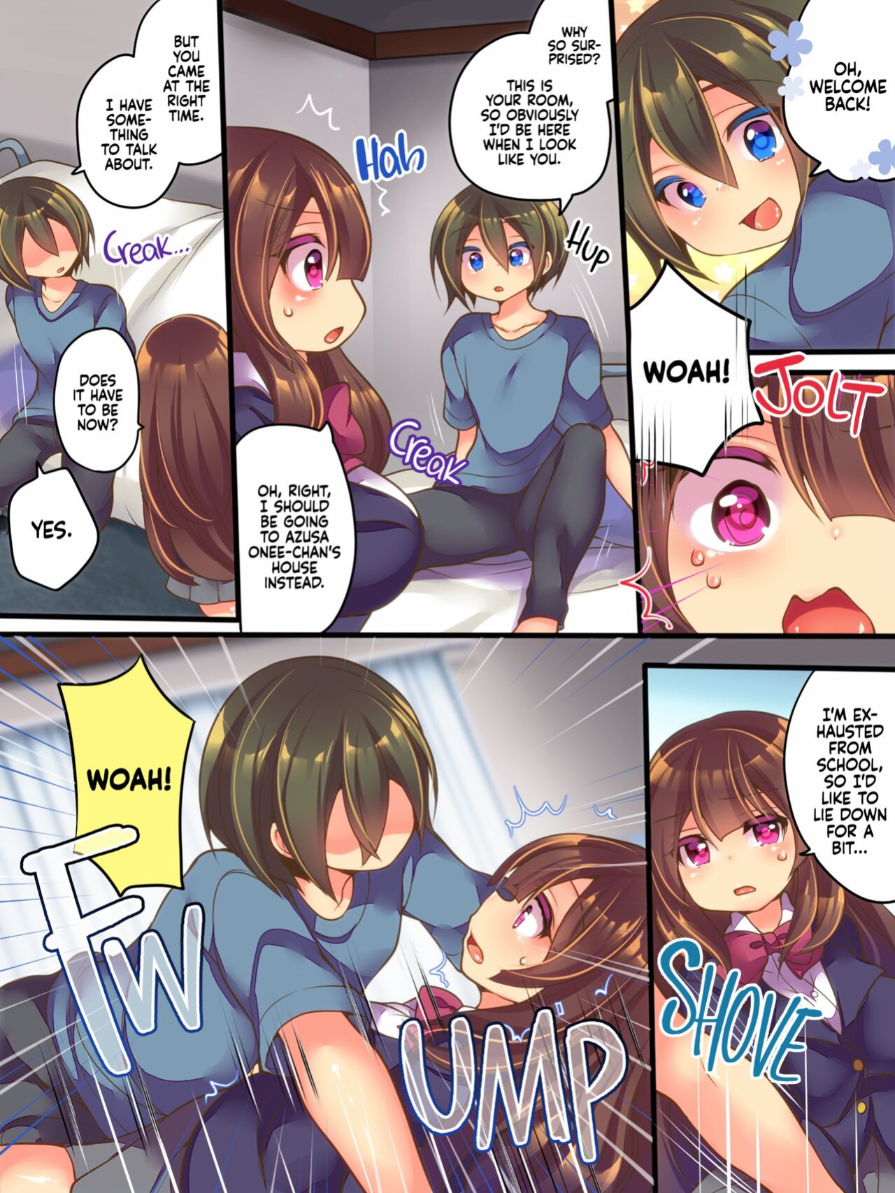 [Amuai Okashi Seisakusho (Reitou Mikan)] AneOne Sankaku SWAP | AneOne: Three-way Swap