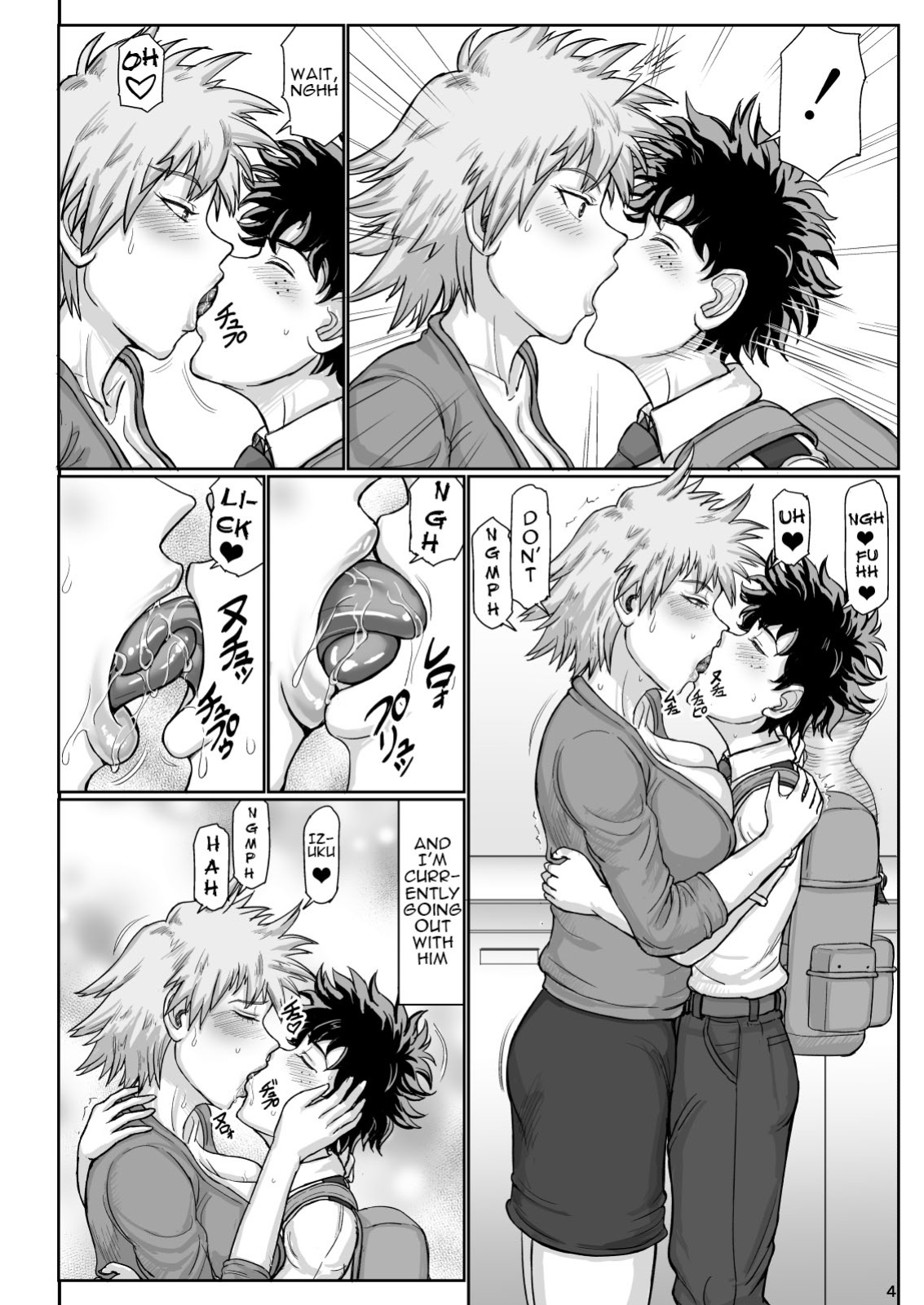 [Gouon (SWA)] Uwakinhaha Bakugou-mama wa Kyou mo Wakai Ko to Gachihame Sex Shiteimasu. | Cheating Mama - Once Again Today Mama Bakugou Is Having Sex With a Young Guy (Boku no Hero Academia)
