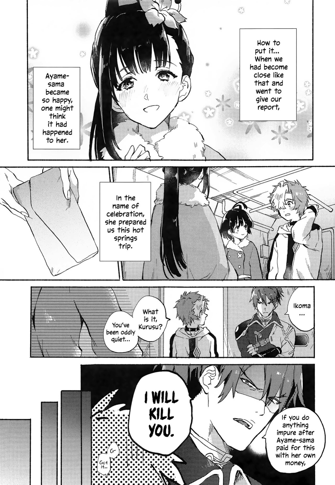 (SPARK14) [tcnc (Serizawa Nae)] Unato Yukimi Onsen IkoMume Ichaicha Ippaku Futsuka no Tabi | Unato Snow Viewing Hot Springs – The One Night, Two Days Making Out Trip of IkoMume (Kabaneri of the Iron Fortress) [EHCOVE]