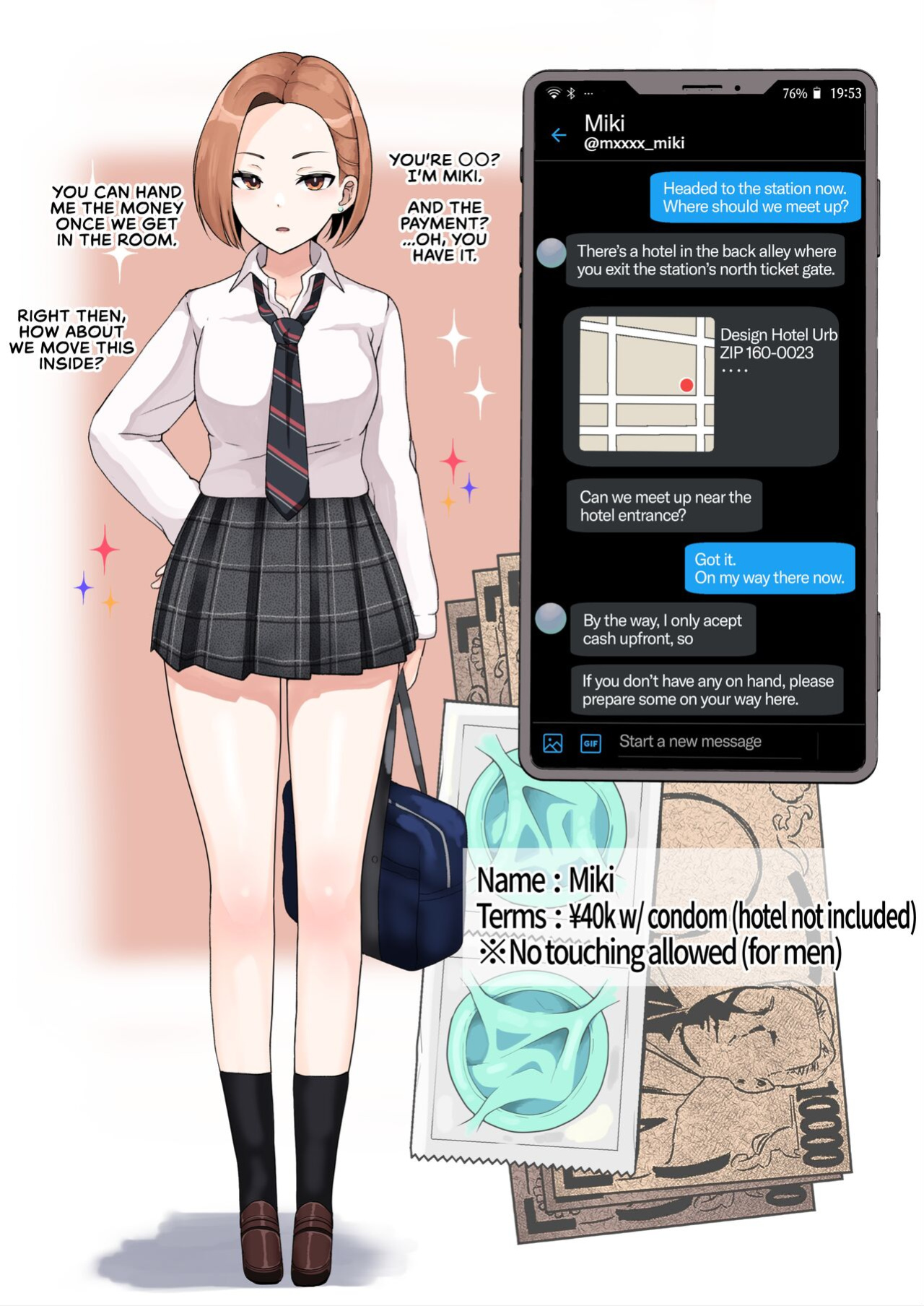 [Sasanoha Toro] Enkou 4P Harem Musekinin Nakadashi H ~Enjoukousai de Seifuku Shoujo 3-Nin ni Nama de Nakadashi Shimakuru~ [Shizuhaki]