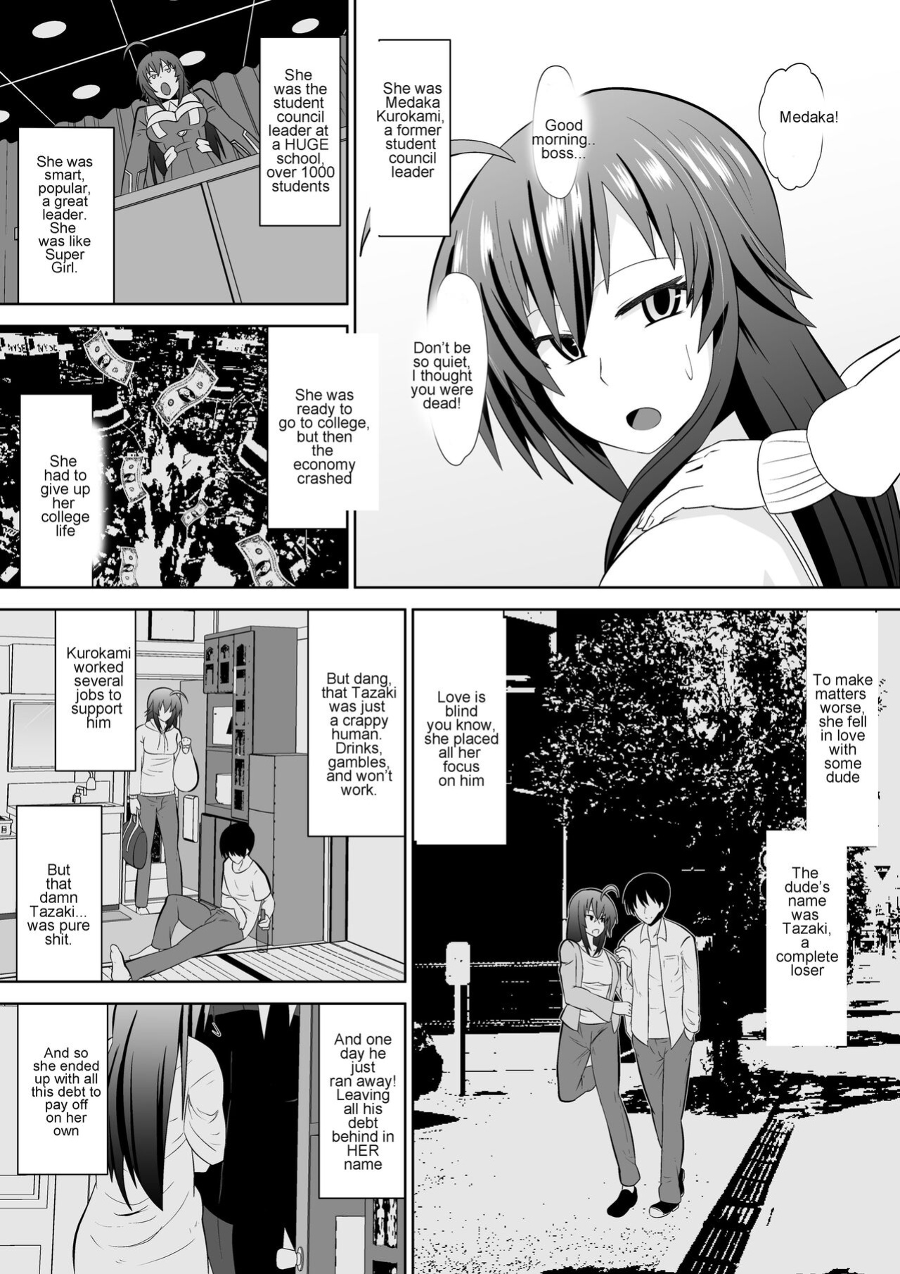 [Shihai Shoujo (Dining)] Zetsubou Houkai Urashakai | The collapsed Underworld of Despair (Medaka Box) [Zeus777]