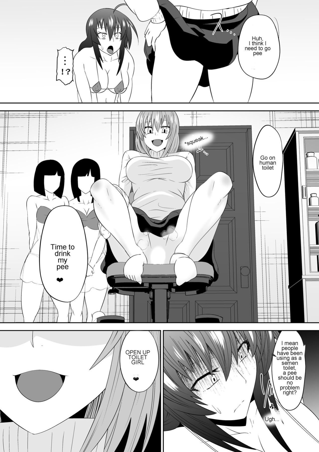 [Shihai Shoujo (Dining)] Zetsubou Houkai Urashakai | The collapsed Underworld of Despair (Medaka Box) [Zeus777]