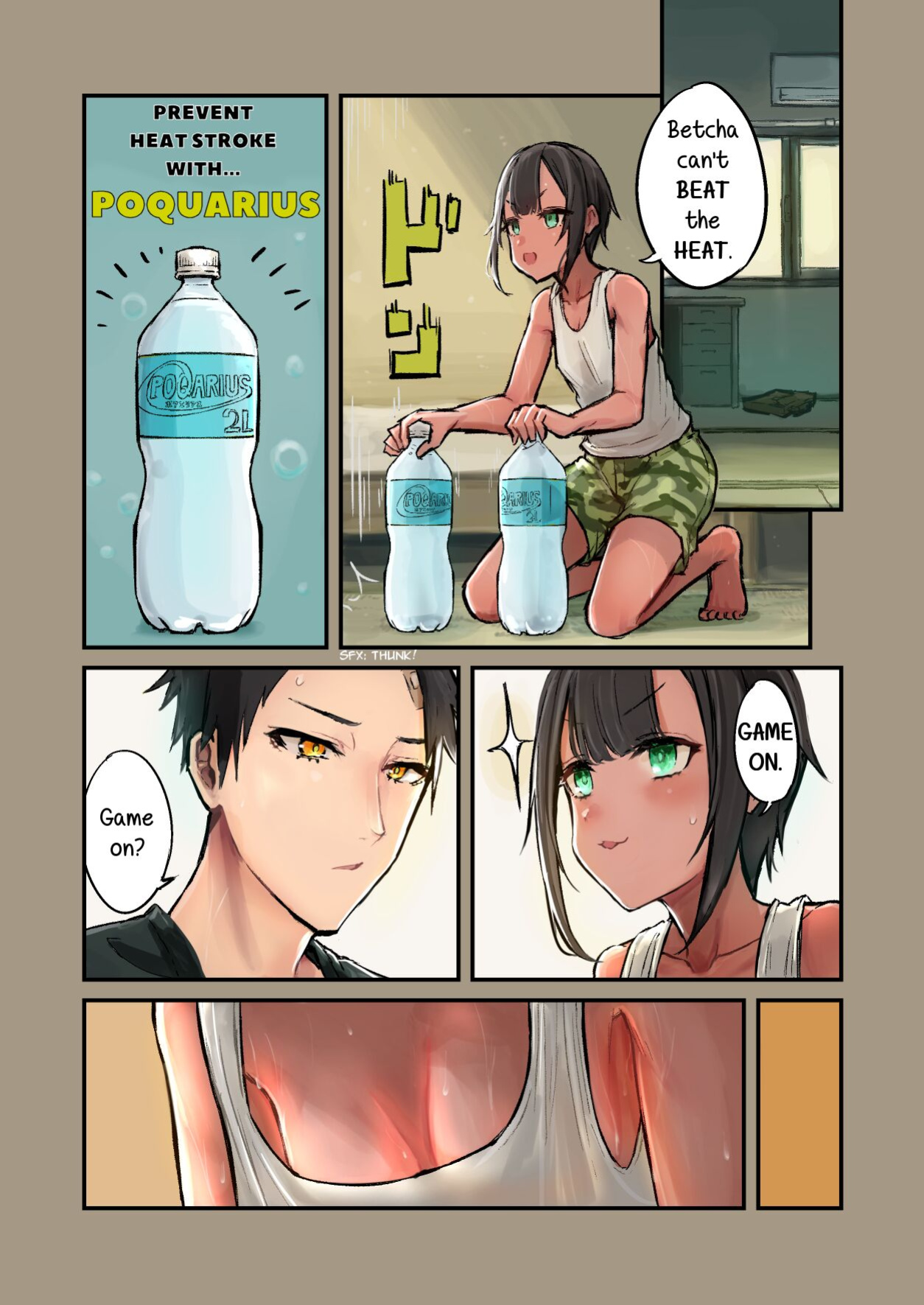 [Hamemie-tei (Sokumaru)] Natsuyasumi! Osananajimi to Asedaku Sex - Sweaty sex with a childhood friend [incogna777]