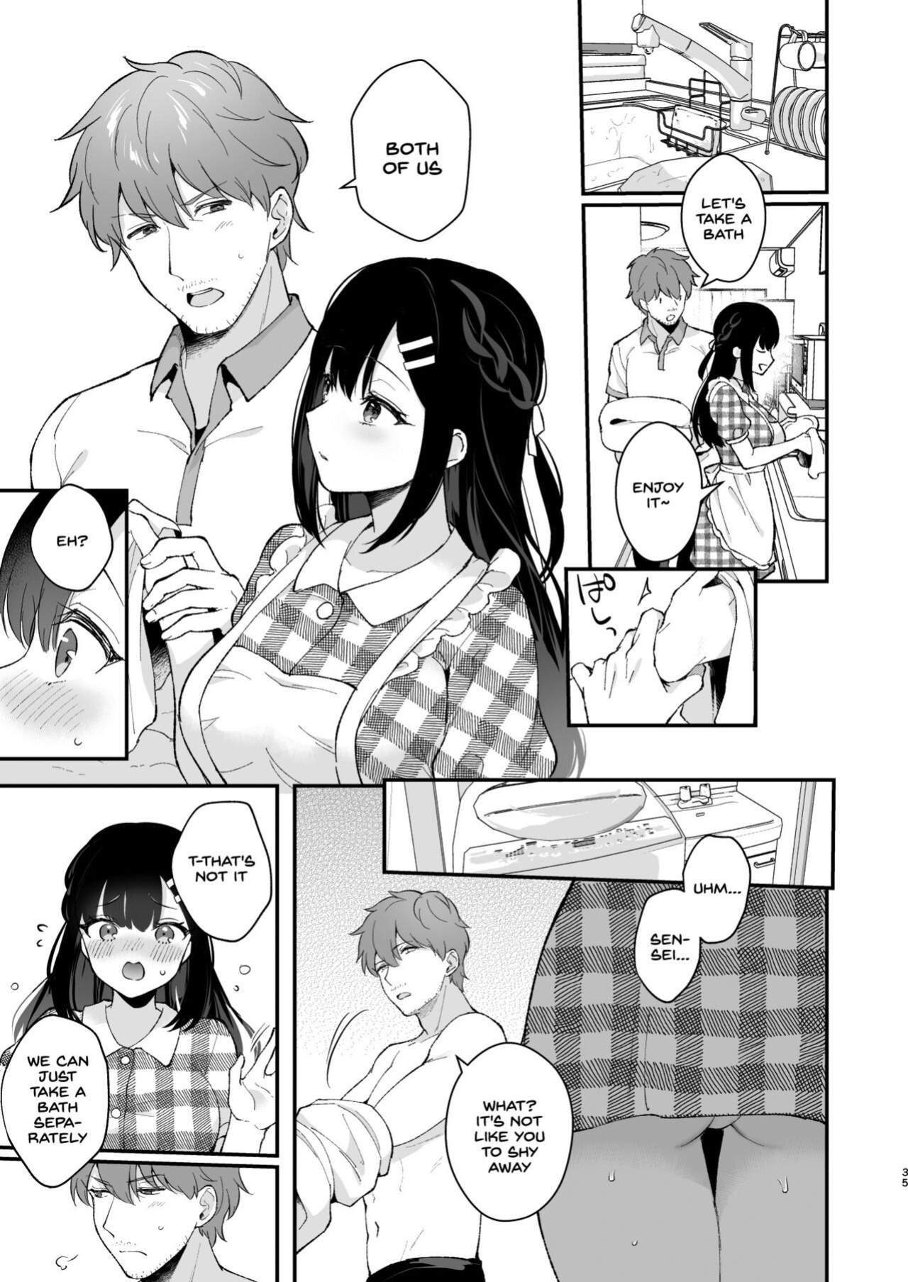 [Calm White (Mashiro Shirako)] Oshikake Kanojo no Omamagoto [SDTLs]