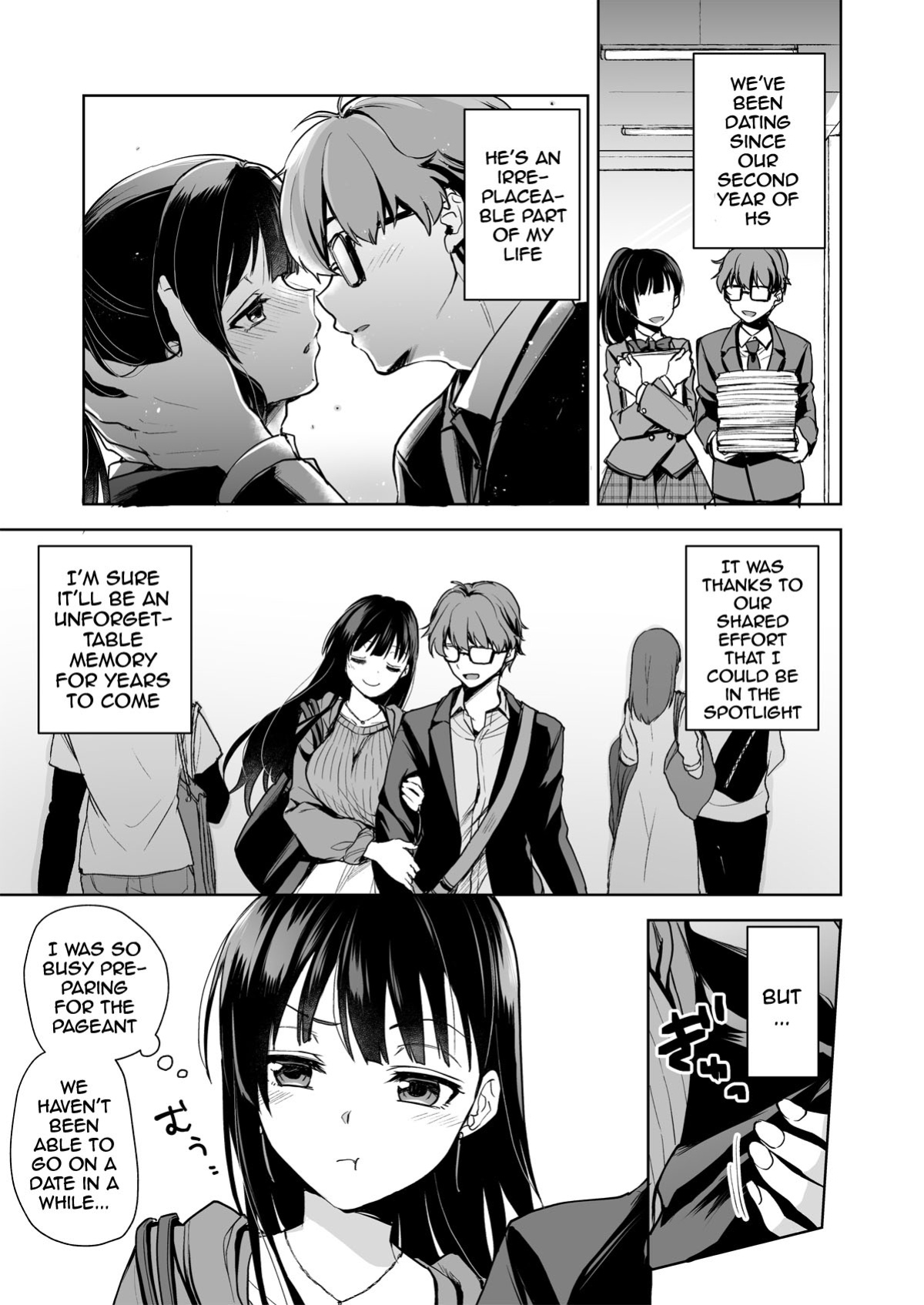 [Touketsu Shamen (Touketsu)] Omoide Wa Yogosareru -Bijin na Kanojo ga Ochiru Made- | Disgraced Memories -Until His Beautiful Girlfriend Gives In-