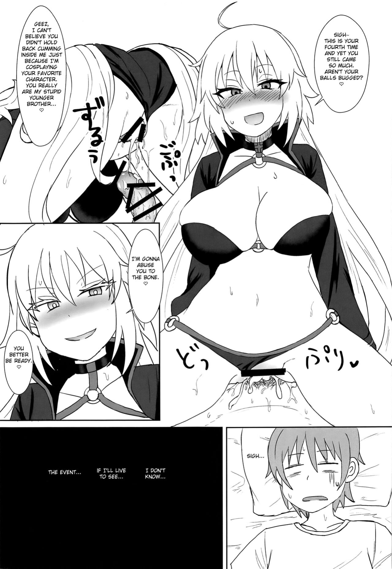 (COMIC1☆15) [Mizore Nabe (Mizore)] Jeanne Alter no Cosplay Tsuide ni XXX Suru Ane (Fate/Grand Order) [FC]