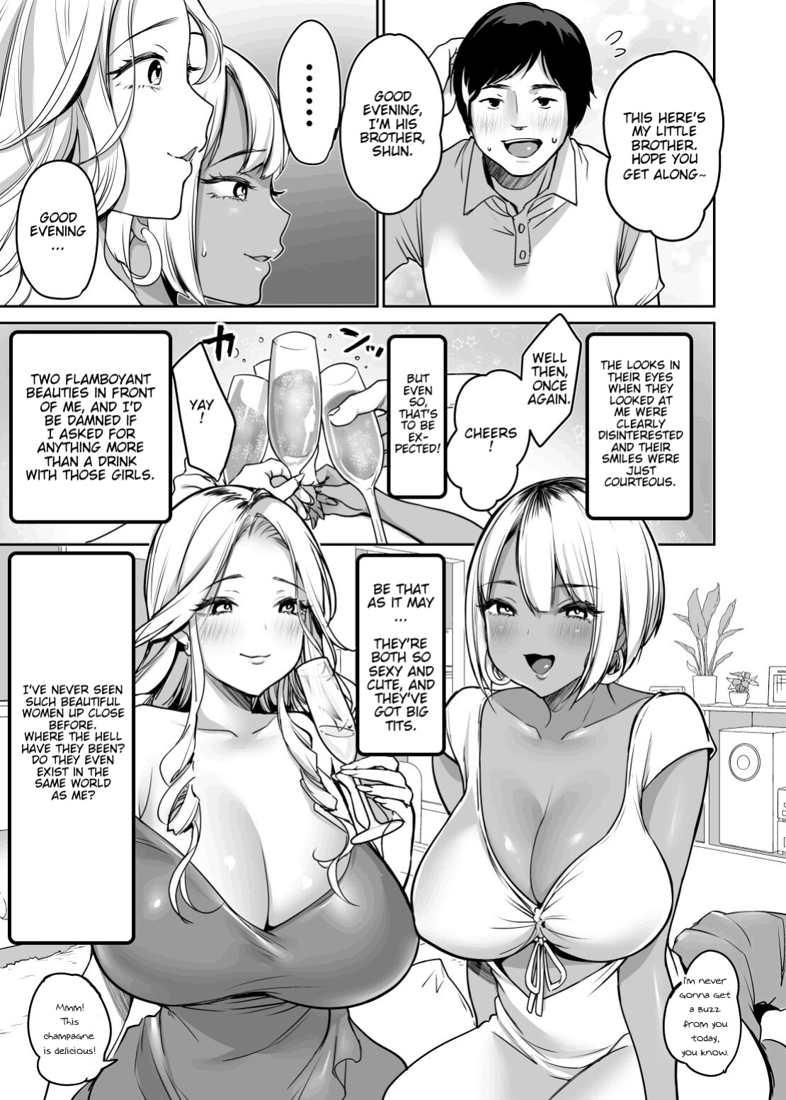 [Super Ichigo-chan (Misaoka)] InCha datte Gal to Yaritai! ~Kyokon Appeal o Ganbatta Kekka~ | Even shady guys want to fuck gals! ~The result of my efforts to show off my huge dick~ [Anonymous]