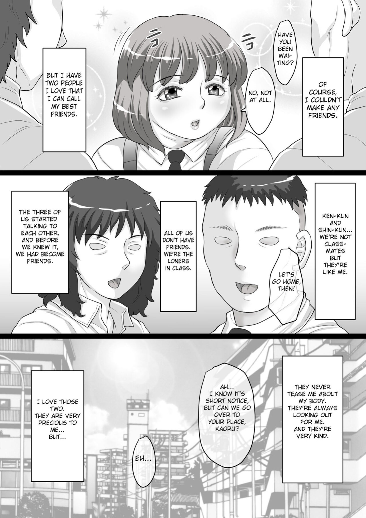 [Fuusen Club "Kuroshiki!" (Fuusen Club)] Niku Shota Debu no Oppai wa Momareru Tame ni Aru! [Fated Circle]