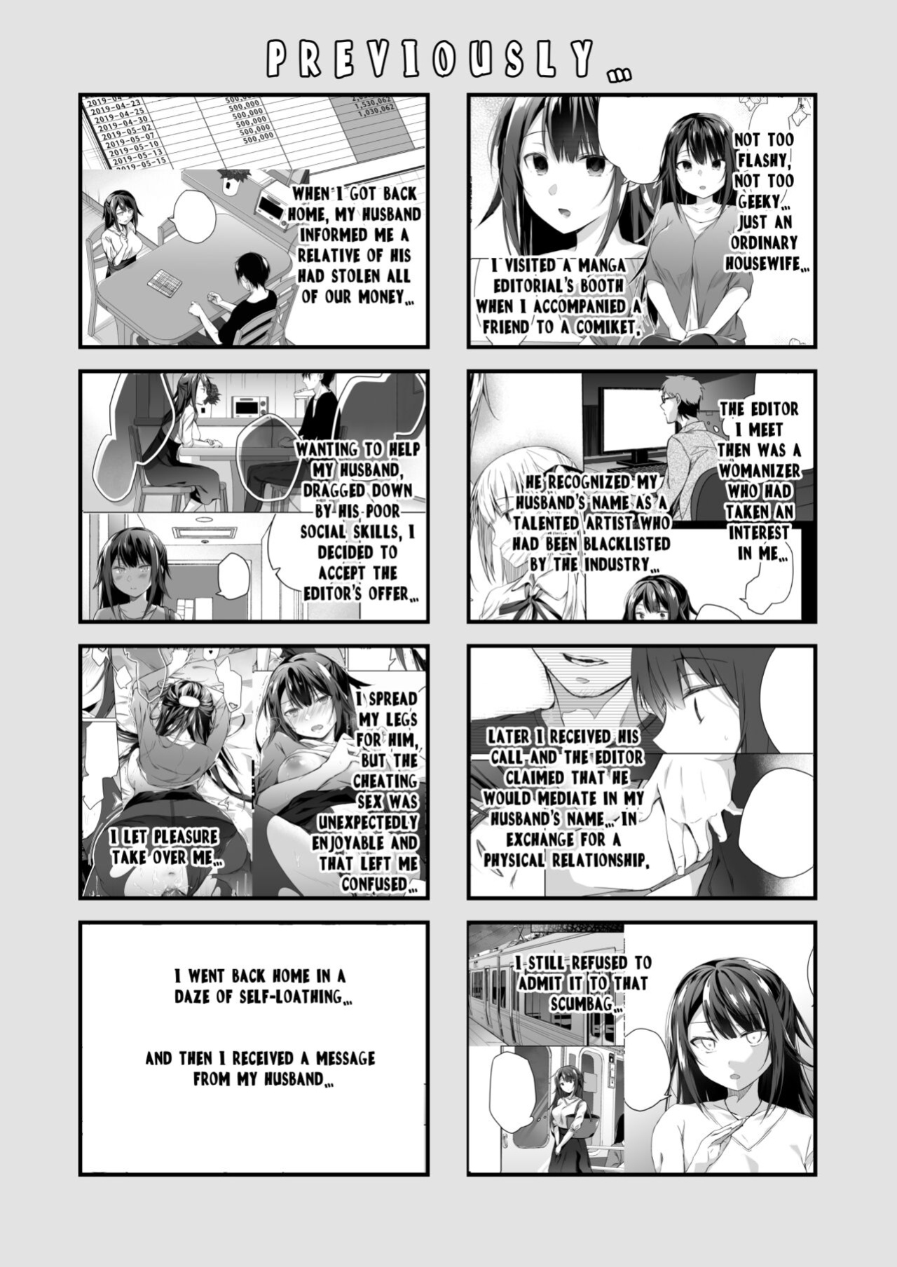 [Hirahira (Hirari)] Doujin Event no Shucchou Henshuubu ni Itta Hi kara Tsuma no Yousu ga... 2 | My Wife Has Been Acting Weird Since the Doujin Convention…2
