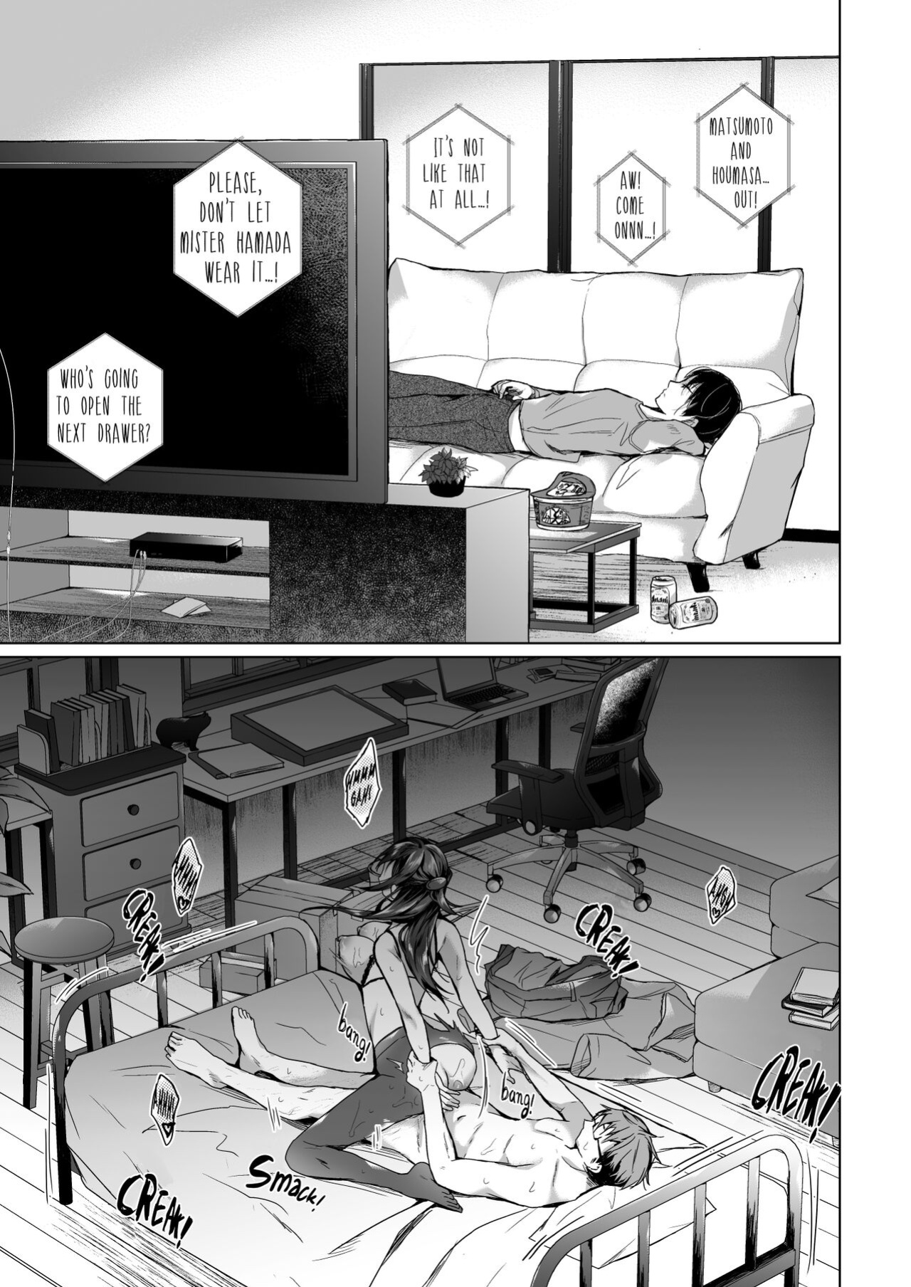 [Hirahira (Hirari)] Doujin Event no Shucchou Henshuubu ni Itta Hi kara Tsuma no Yousu ga... 2 | My Wife Has Been Acting Weird Since the Doujin Convention…2