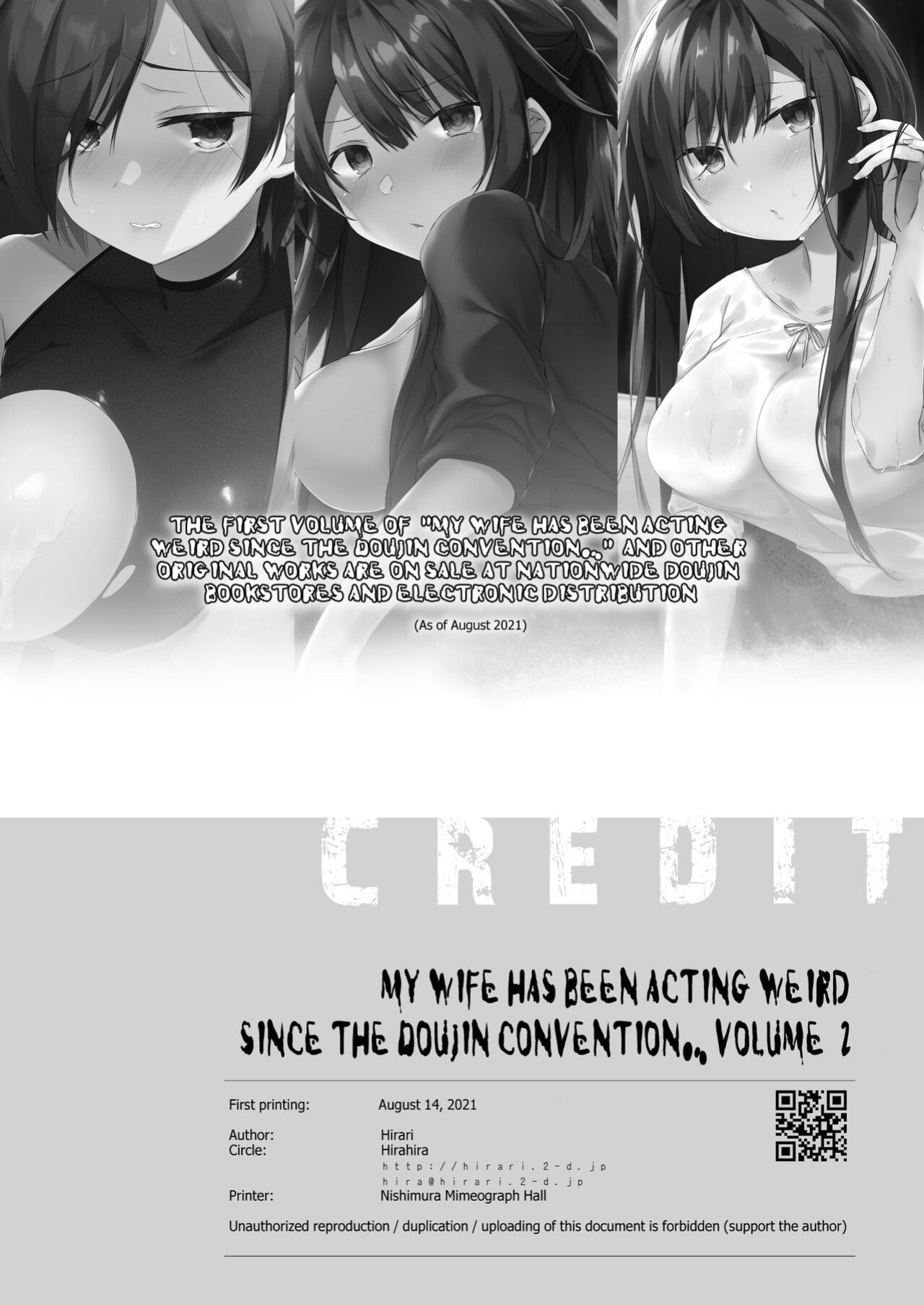 [Hirahira (Hirari)] Doujin Event no Shucchou Henshuubu ni Itta Hi kara Tsuma no Yousu ga... 2 | My Wife Has Been Acting Weird Since the Doujin Convention…2