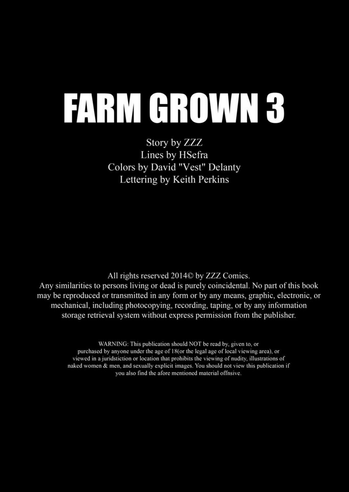 ZZZ Comics - Farm grown