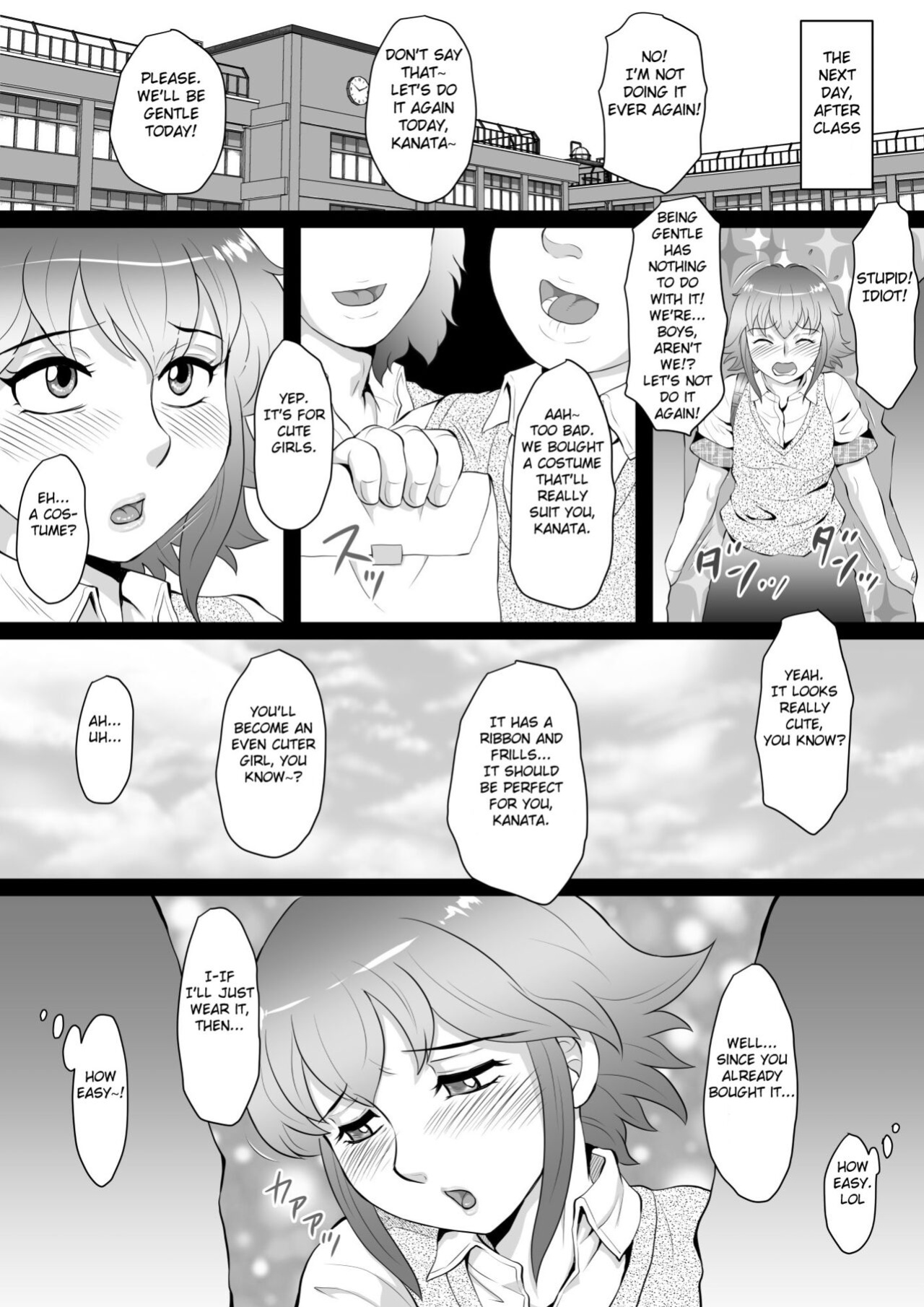 [Fuusen Club "Kuroshiki!" (Fuusen Club)] Ore ga Otokonoko ni Naru Wake ga Nai! [Fated Circle]