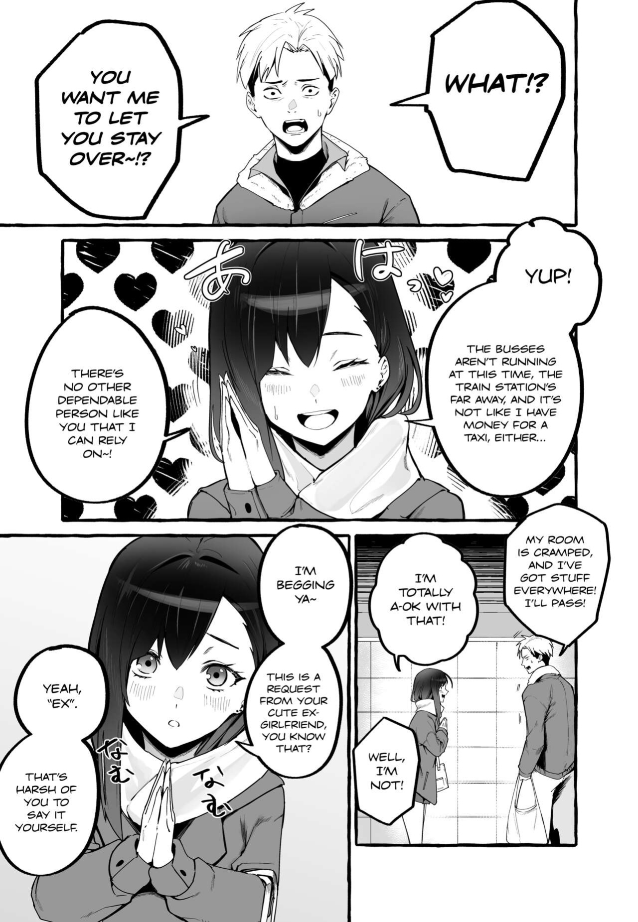 [Fuguta-ke] Kyonyuu Motokano o Tomete Agetara Orei ni Shiboritoraremakutta Hanashi. | A Story About How I Let My Busty Ex-Girlfriend Stay Over and Got Milked Dry in Return. [Nisor]