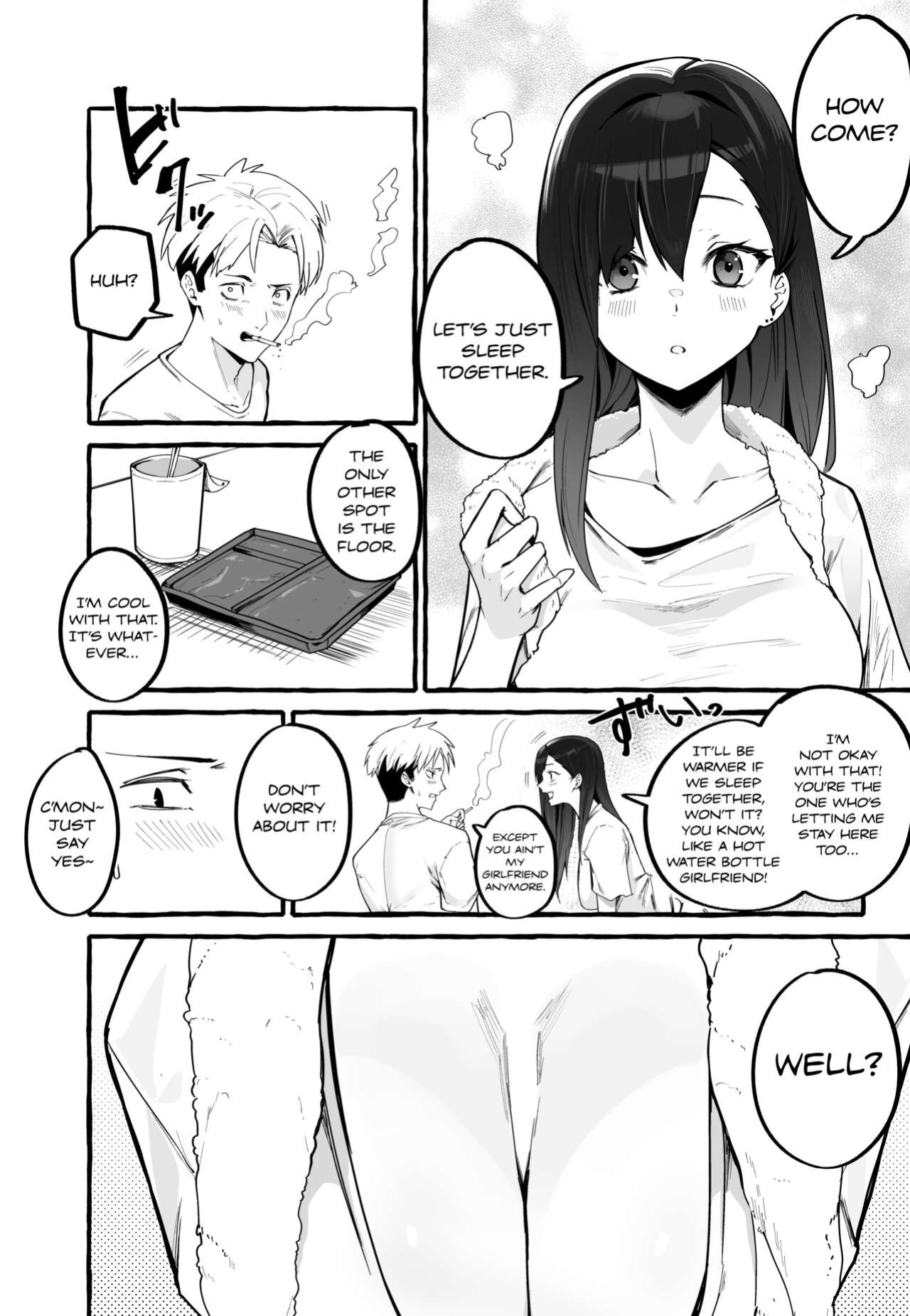 [Fuguta-ke] Kyonyuu Motokano o Tomete Agetara Orei ni Shiboritoraremakutta Hanashi. | A Story About How I Let My Busty Ex-Girlfriend Stay Over and Got Milked Dry in Return. [Nisor]