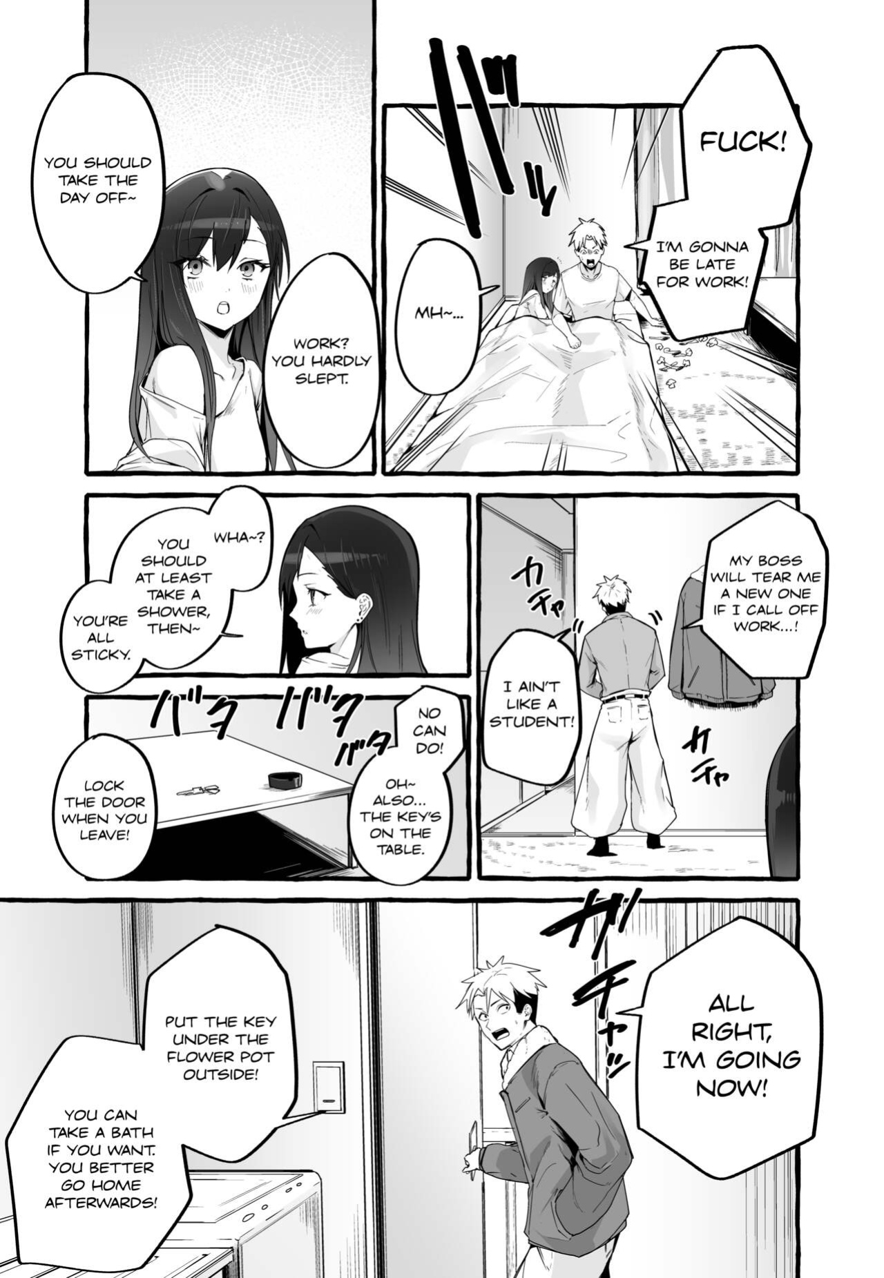 [Fuguta-ke] Kyonyuu Motokano o Tomete Agetara Orei ni Shiboritoraremakutta Hanashi. | A Story About How I Let My Busty Ex-Girlfriend Stay Over and Got Milked Dry in Return. [Nisor]