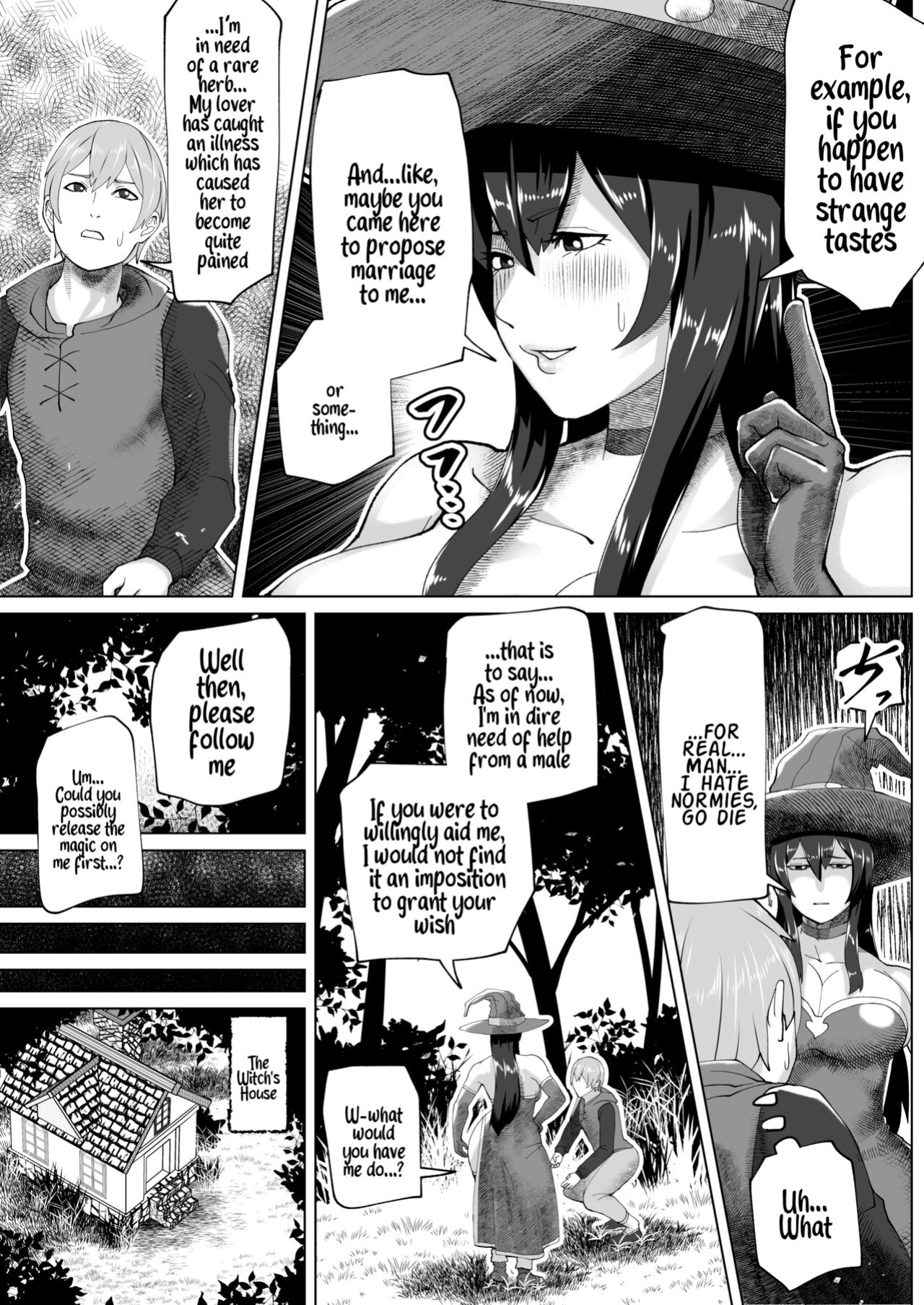 [bekobeko] Futanari Majo no Mori | The Futanari Witch's Forest