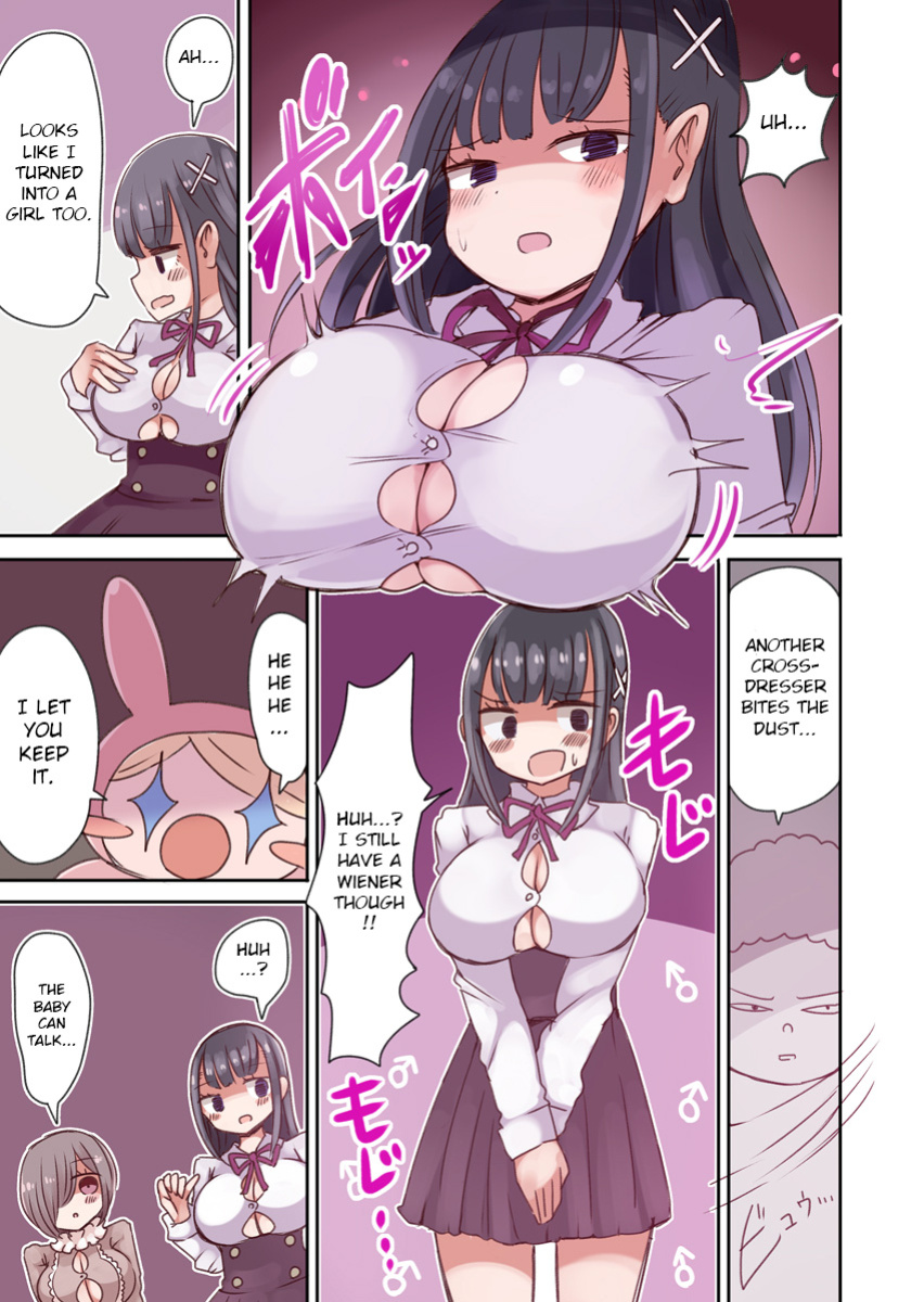 [Murasaki Nyanko Bar (Vae)] OtaCir no Josou Danshi vs Aka-chan Seijin | Crossdressing Otaku vs Baby Alien [MintVoid]
