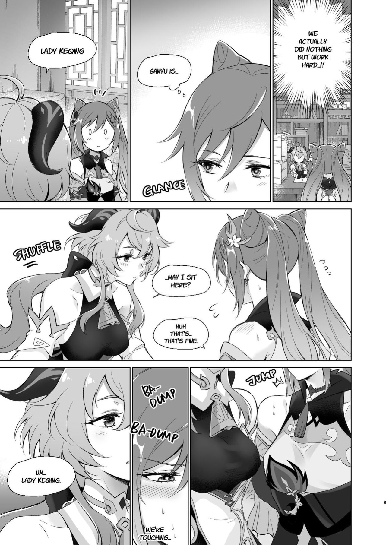 [World of Pure (Negom)] Ganyu to Ecchi ga Shitai! - Sleep with me, Ganyu (Genshin Impact)