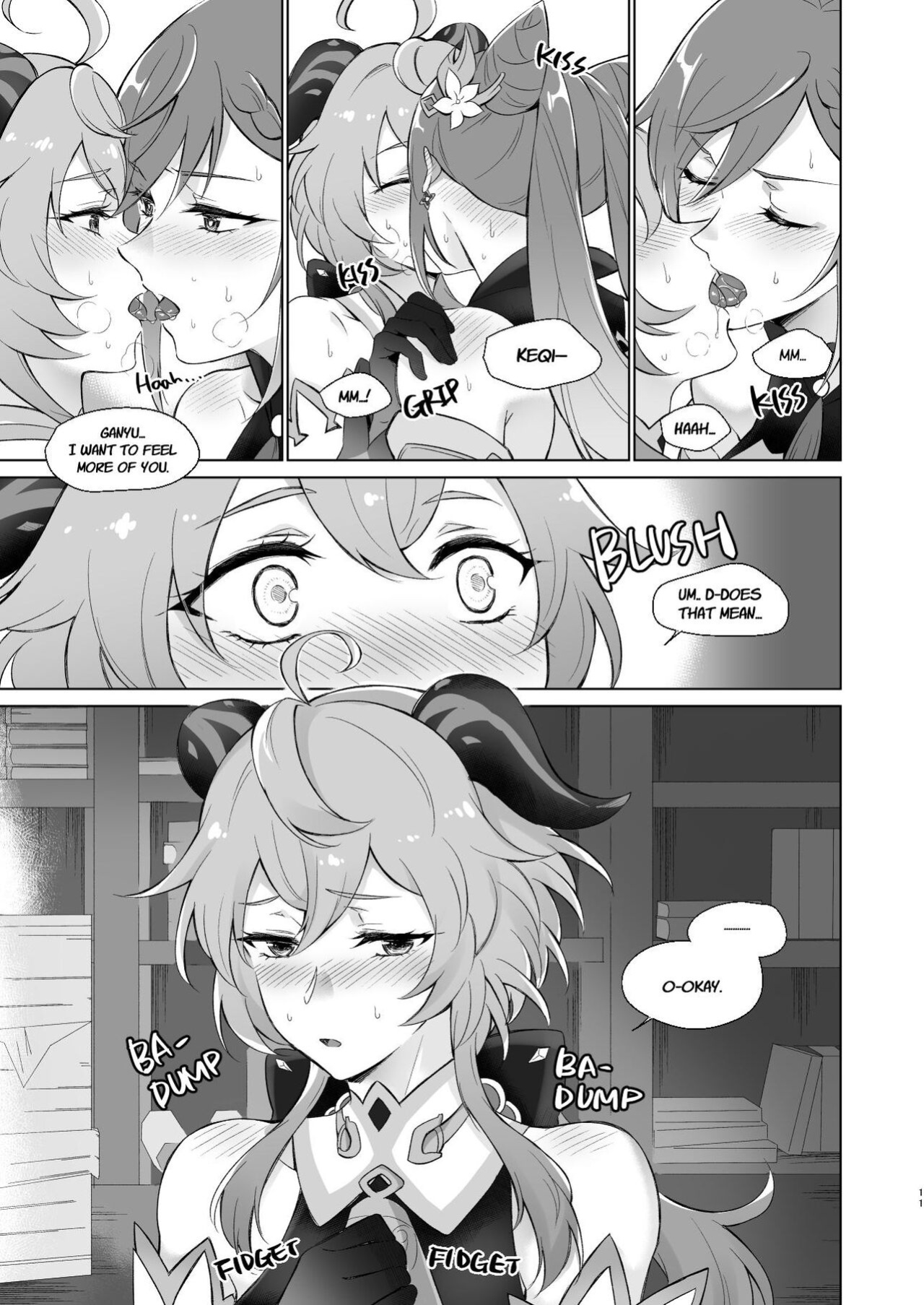 [World of Pure (Negom)] Ganyu to Ecchi ga Shitai! - Sleep with me, Ganyu (Genshin Impact)