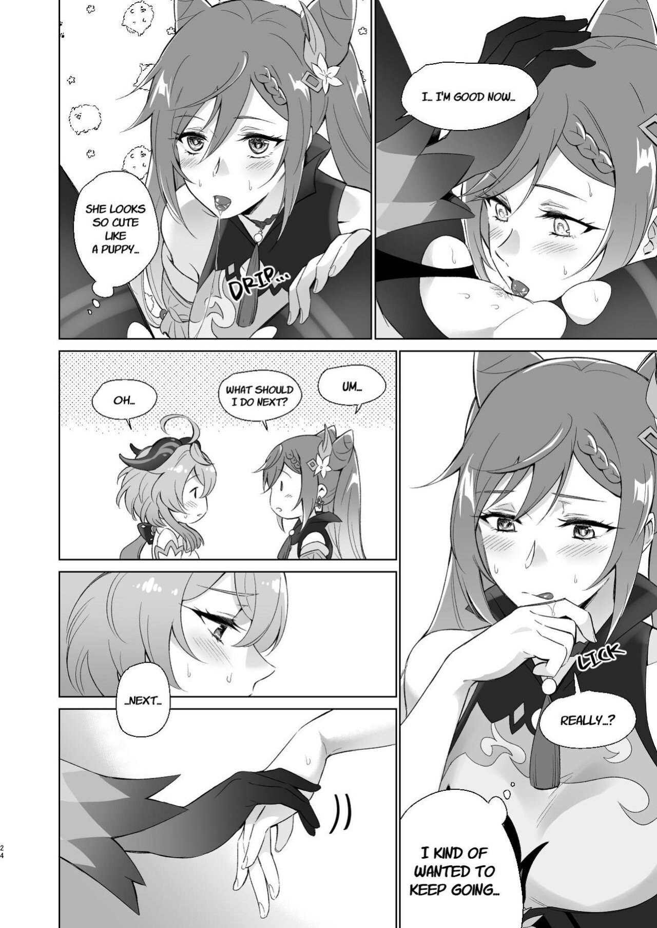 [World of Pure (Negom)] Ganyu to Ecchi ga Shitai! - Sleep with me, Ganyu (Genshin Impact)
