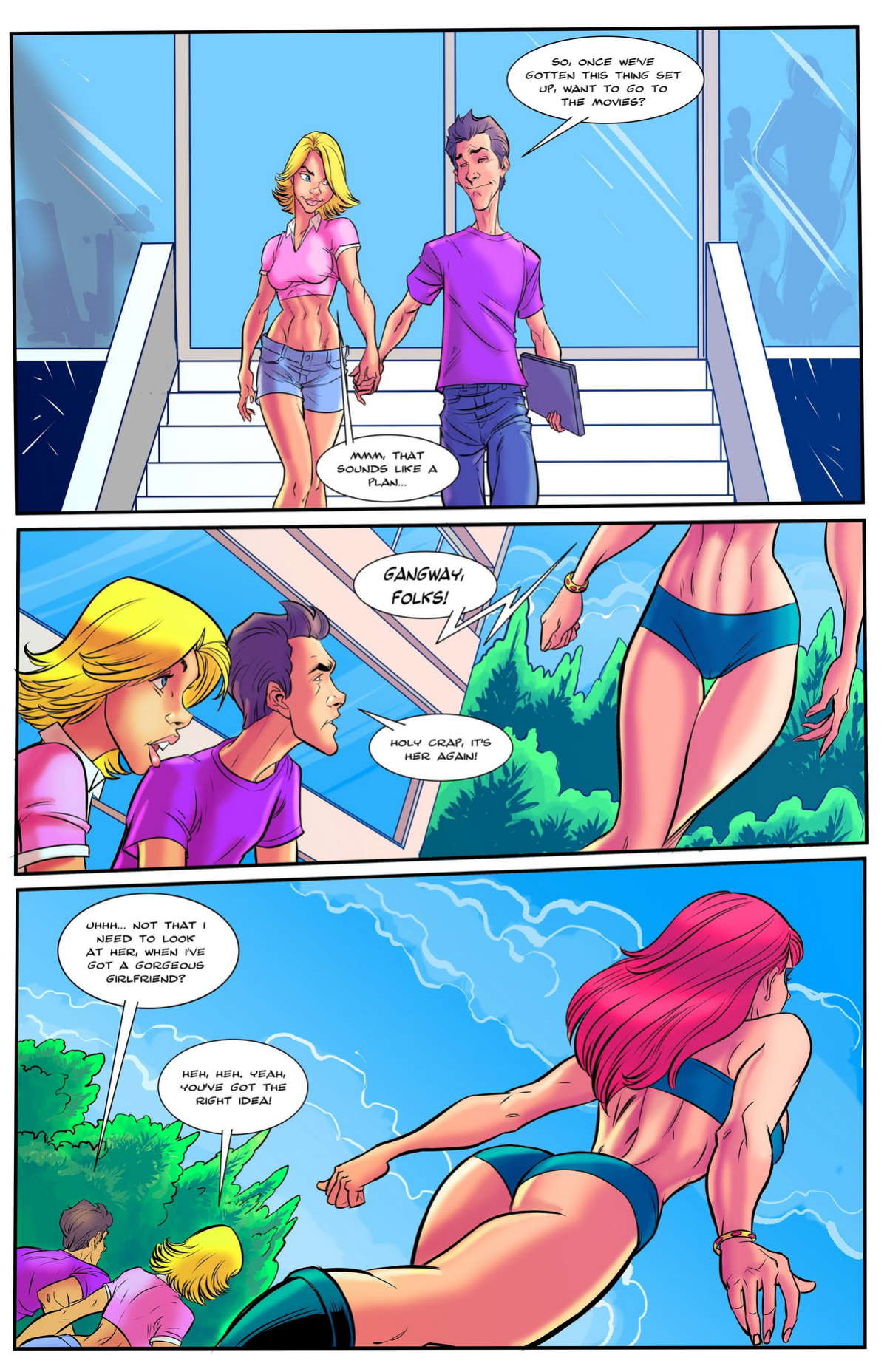 BotComics - The Superheroine’s Daughter 1-3