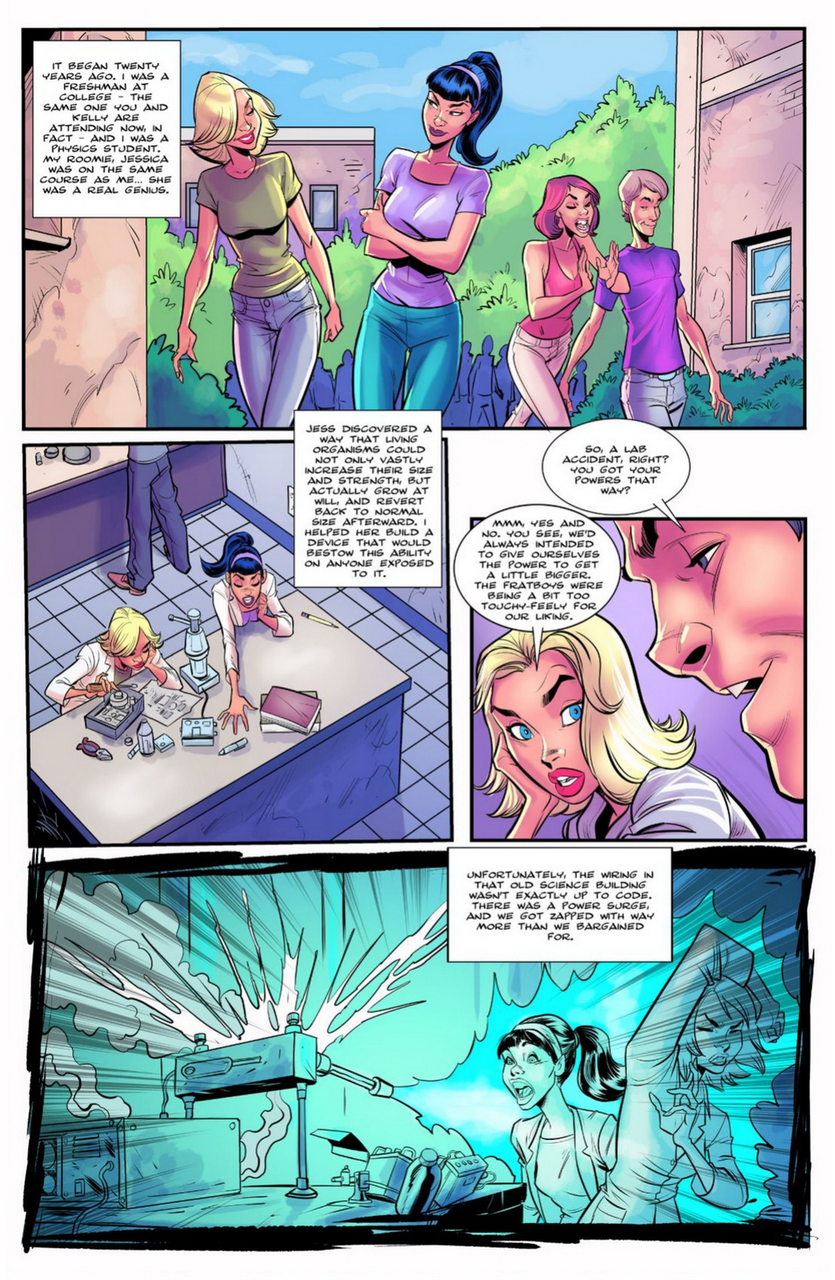 BotComics - The Superheroine’s Daughter 1-3