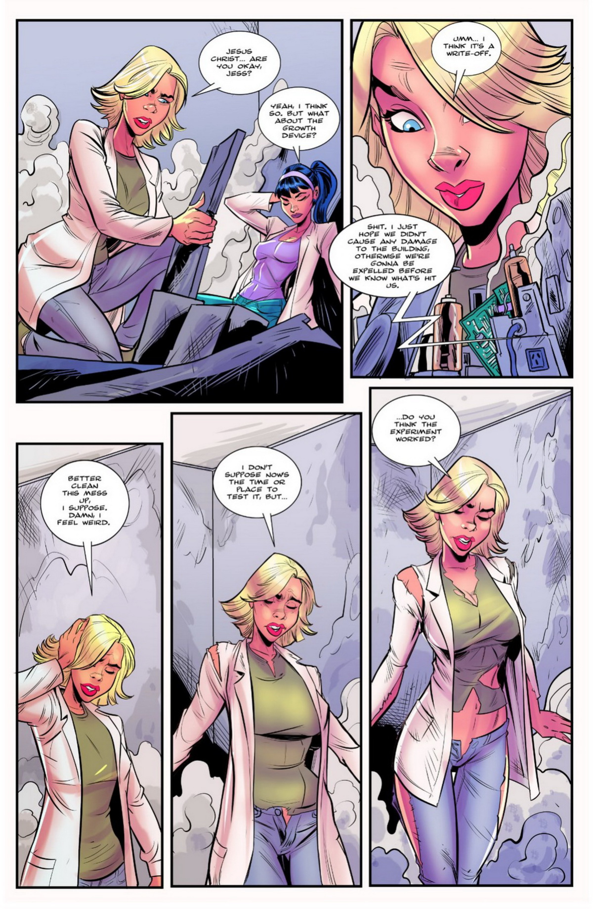 BotComics - The Superheroine’s Daughter 1-3