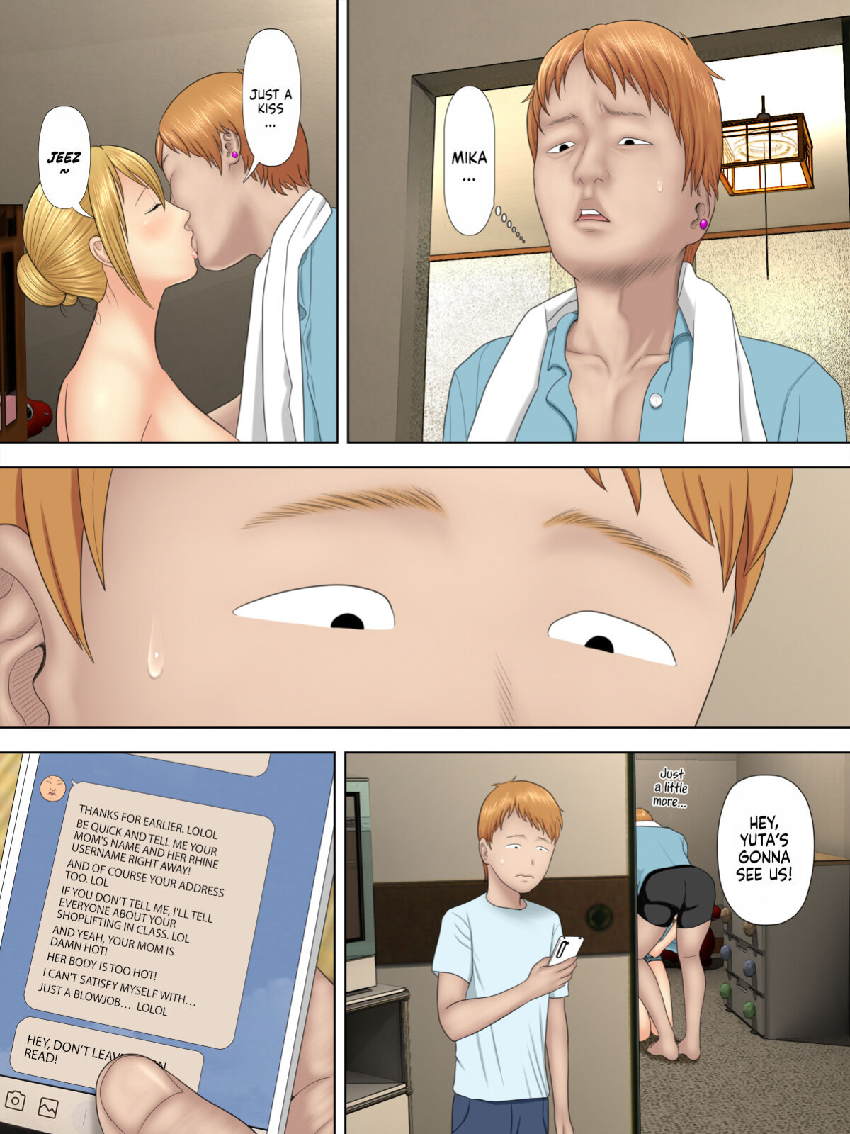 [Minazuki Mikka] Manbiki Mama to Tencho no Musuko 2 | Shoplifting Mom and Store Manager's Son 2 [Sonarin迫]