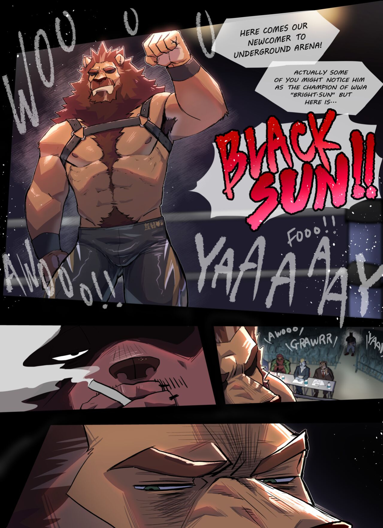 [Nomifuki] Bear Hug Battle (Vol. 1) - BlackSun's Story
