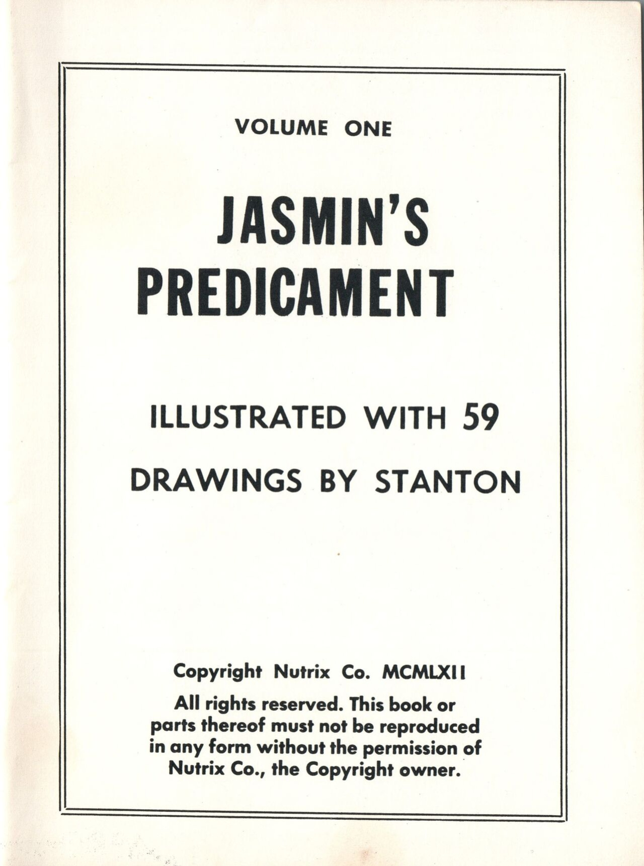 [Eric Stanton] Jasmin's Predicament