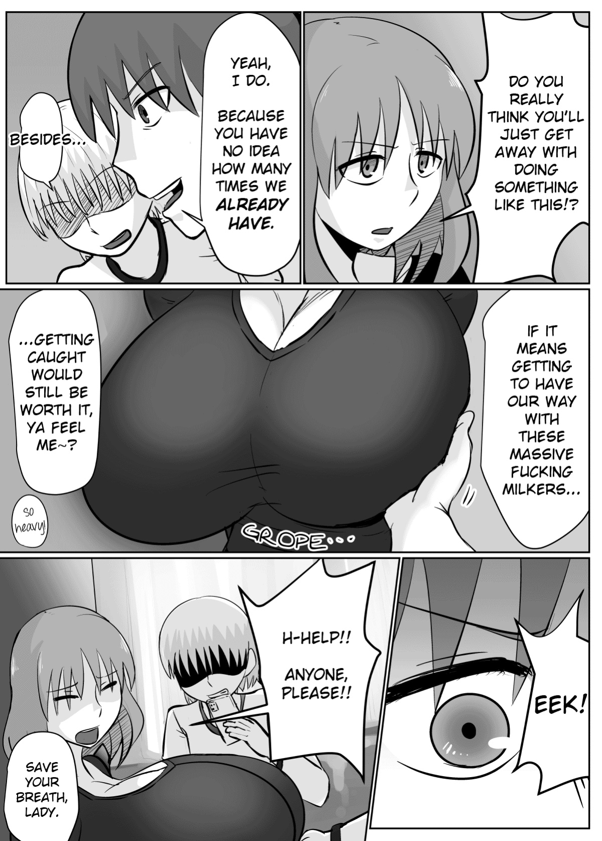 [Chichiyasu Factory (Chichiyasu)] Ano Ni~ Tsu, Hitodzuma no Chōchichi wa Shōgu to Natta. | That Day, A Housewife's Massive Tits Became A Sex Toy