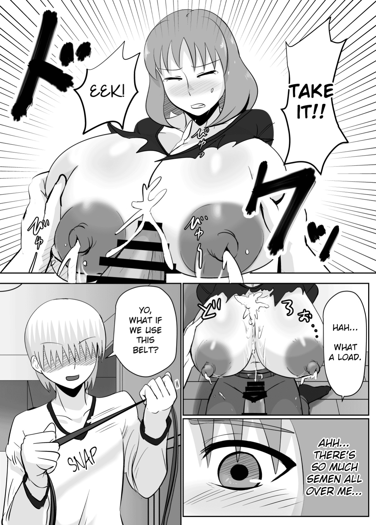 [Chichiyasu Factory (Chichiyasu)] Ano Ni~ Tsu, Hitodzuma no Chōchichi wa Shōgu to Natta. | That Day, A Housewife's Massive Tits Became A Sex Toy