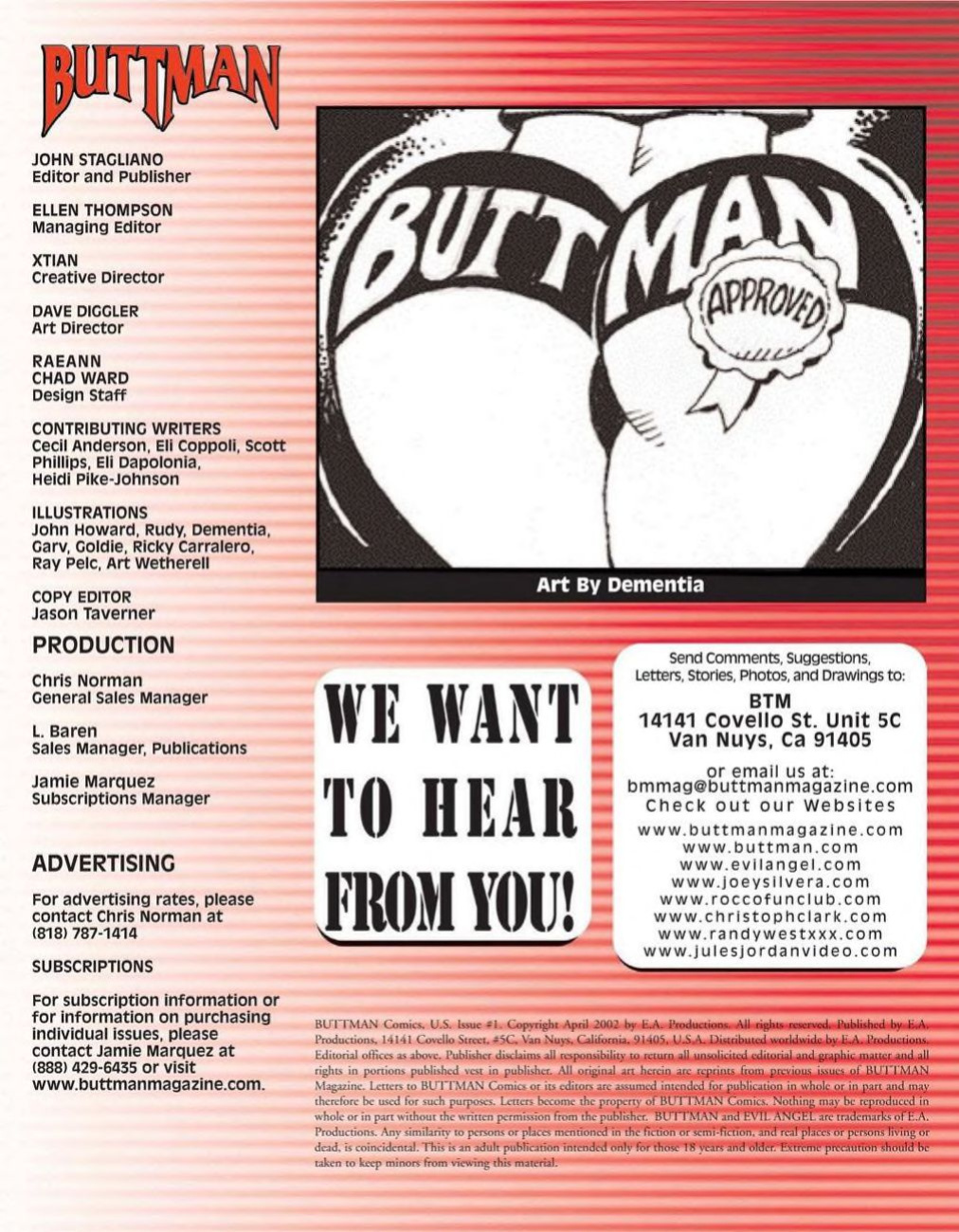 Buttman Comics (2002)