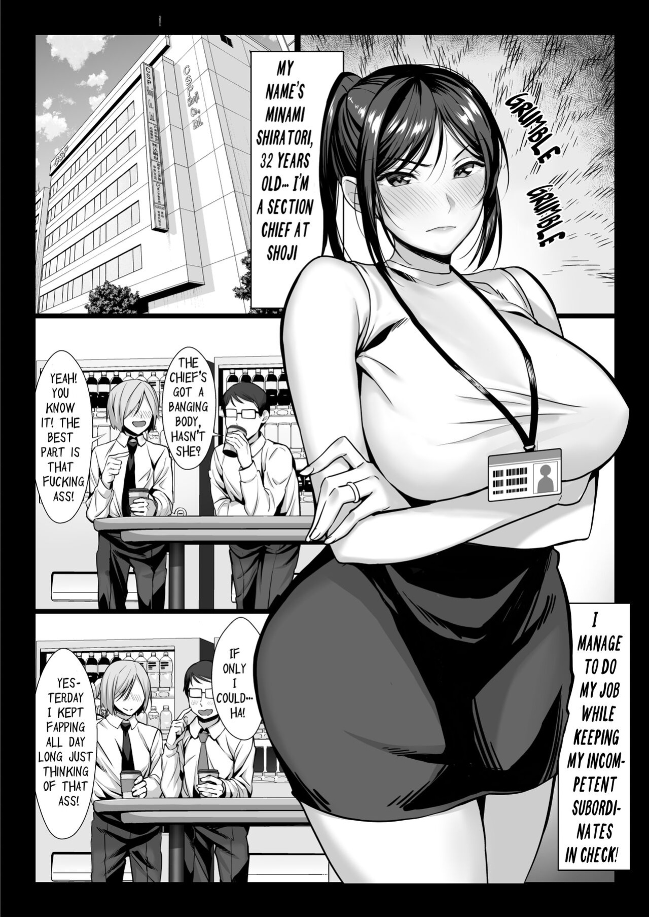 [Chinpan-bu (Chinpan)] Niizuma Joushi wa Buka no Chinpo de Do-M Ochi | The Newlywed Boss Was Dominated By The Subordinate’s Dick