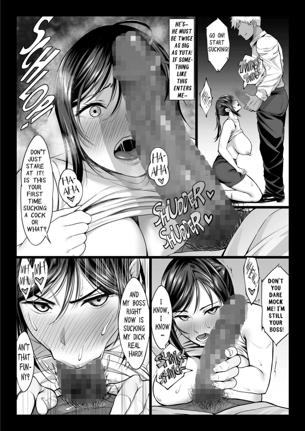 [Chinpan-bu (Chinpan)] Niizuma Joushi wa Buka no Chinpo de Do-M Ochi | The Newlywed Boss Was Dominated By The Subordinate’s Dick