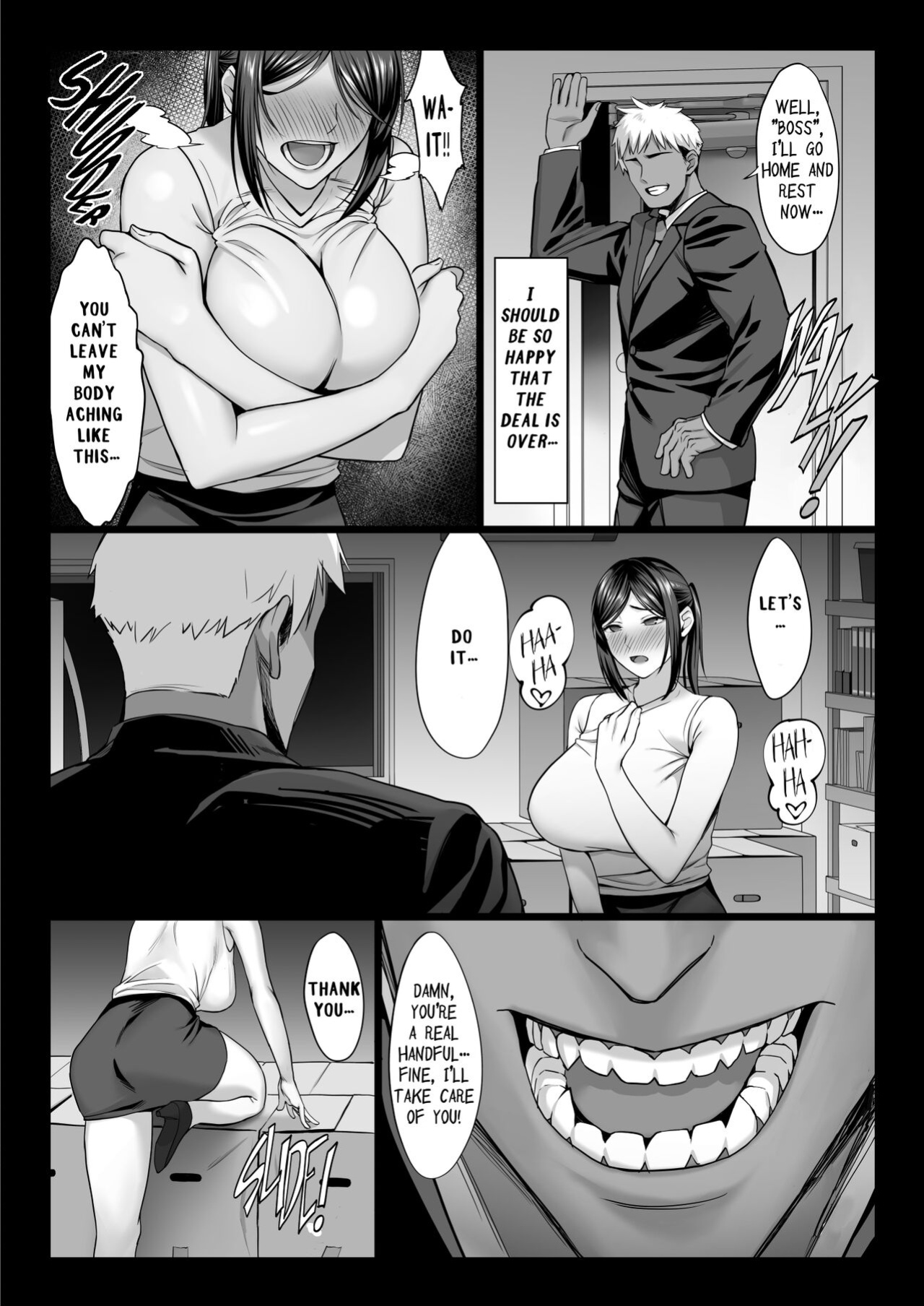 [Chinpan-bu (Chinpan)] Niizuma Joushi wa Buka no Chinpo de Do-M Ochi | The Newlywed Boss Was Dominated By The Subordinate’s Dick
