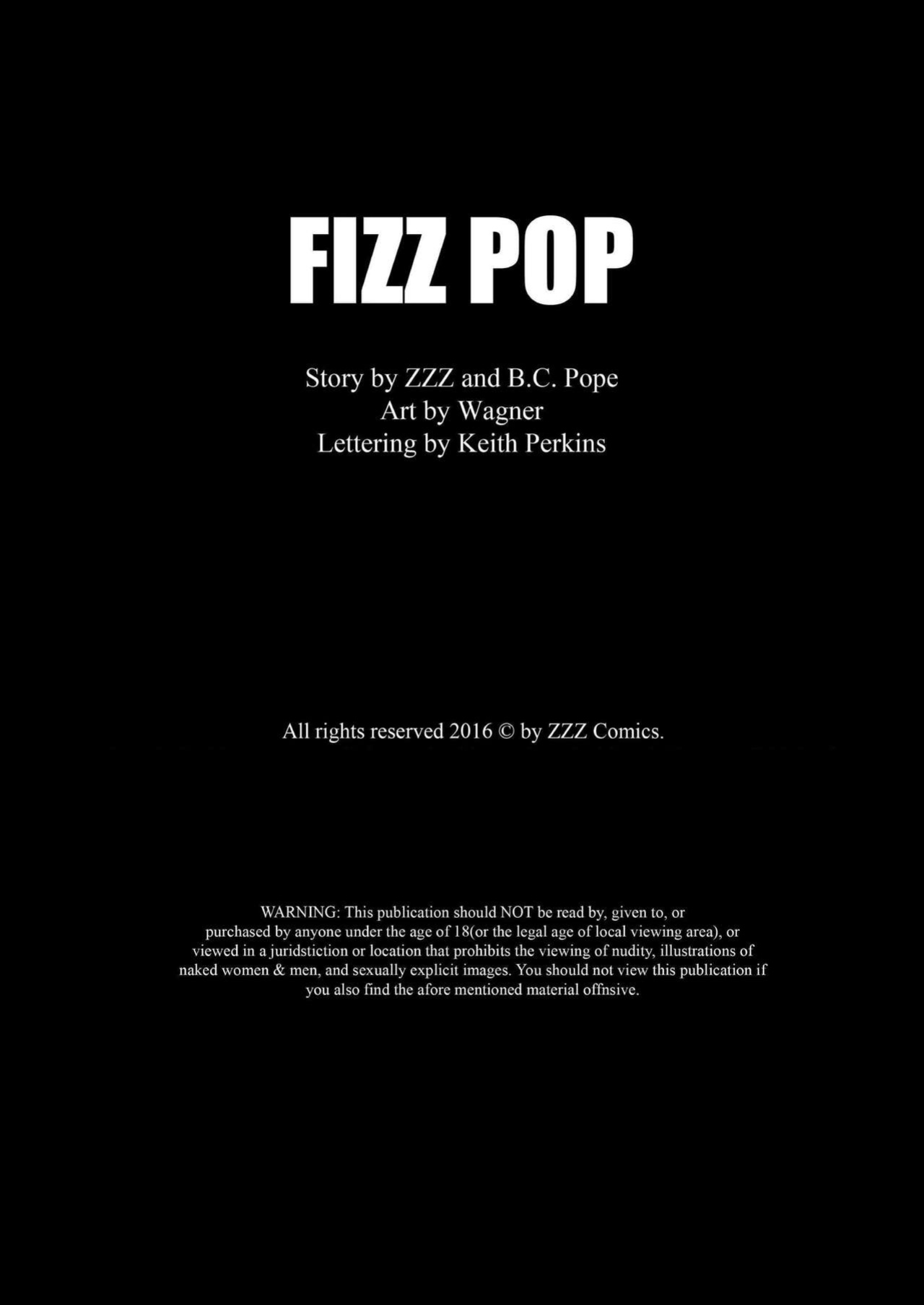 ZZZ Comics - Fizz Pop