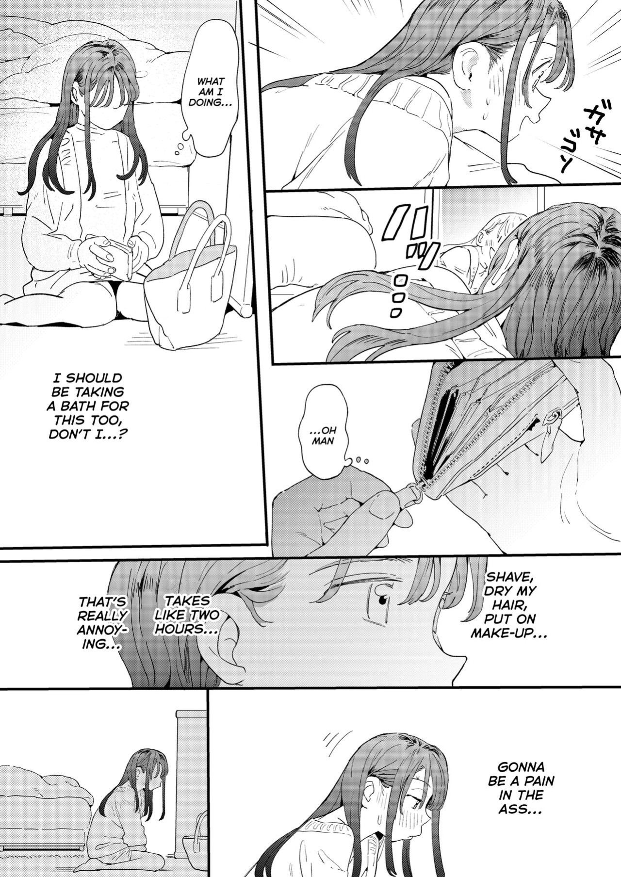 [Denbu Momo] ●●●r Chinko o Tanomitai Onee-san｜The Girl Who Wants to Order Uber Dicks [Nishimaru]