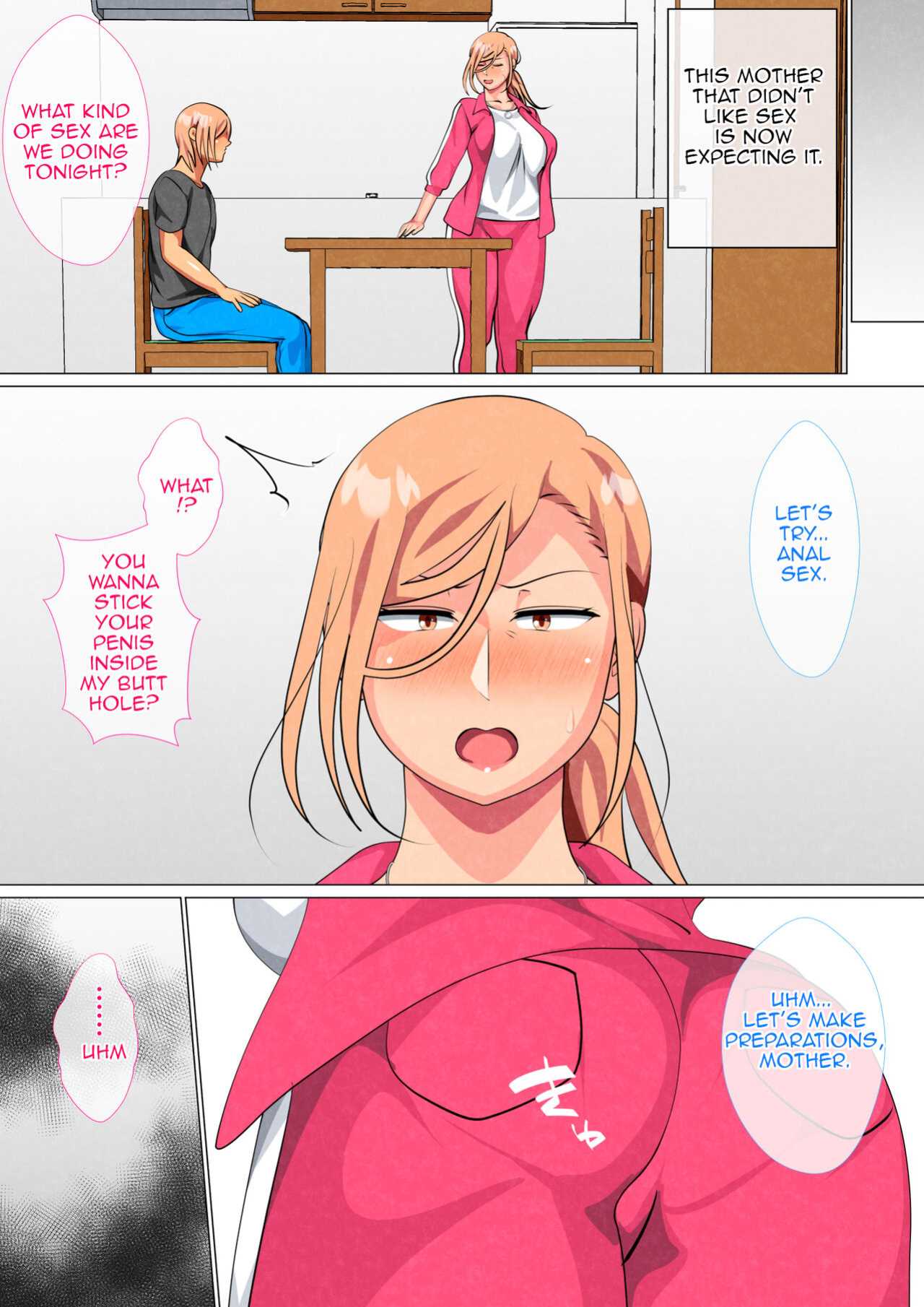 [Circle Spice] Musuko ni Yowami o Nigirareta Motoyan no Haha | Son Found his Former Delinquent Mother's Weakness [Amoskandy]